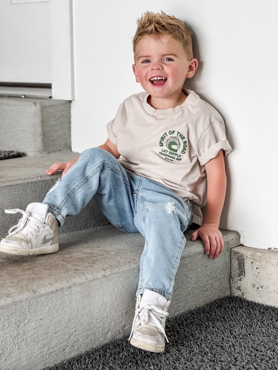 THE SPIRIT RIDER TEE - BONE - LITTLE RAD THINGS