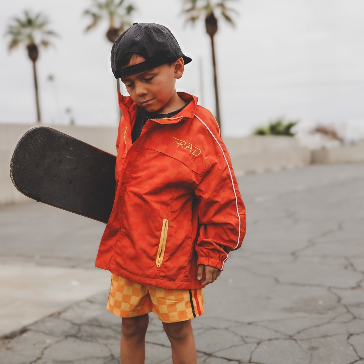 THE STORM RIDER WATERPROOF JACKET - RED - LITTLE RAD THINGS