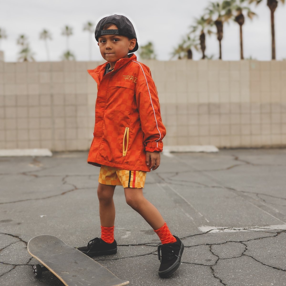 THE STORM RIDER WATERPROOF JACKET - RED - LITTLE RAD THINGS