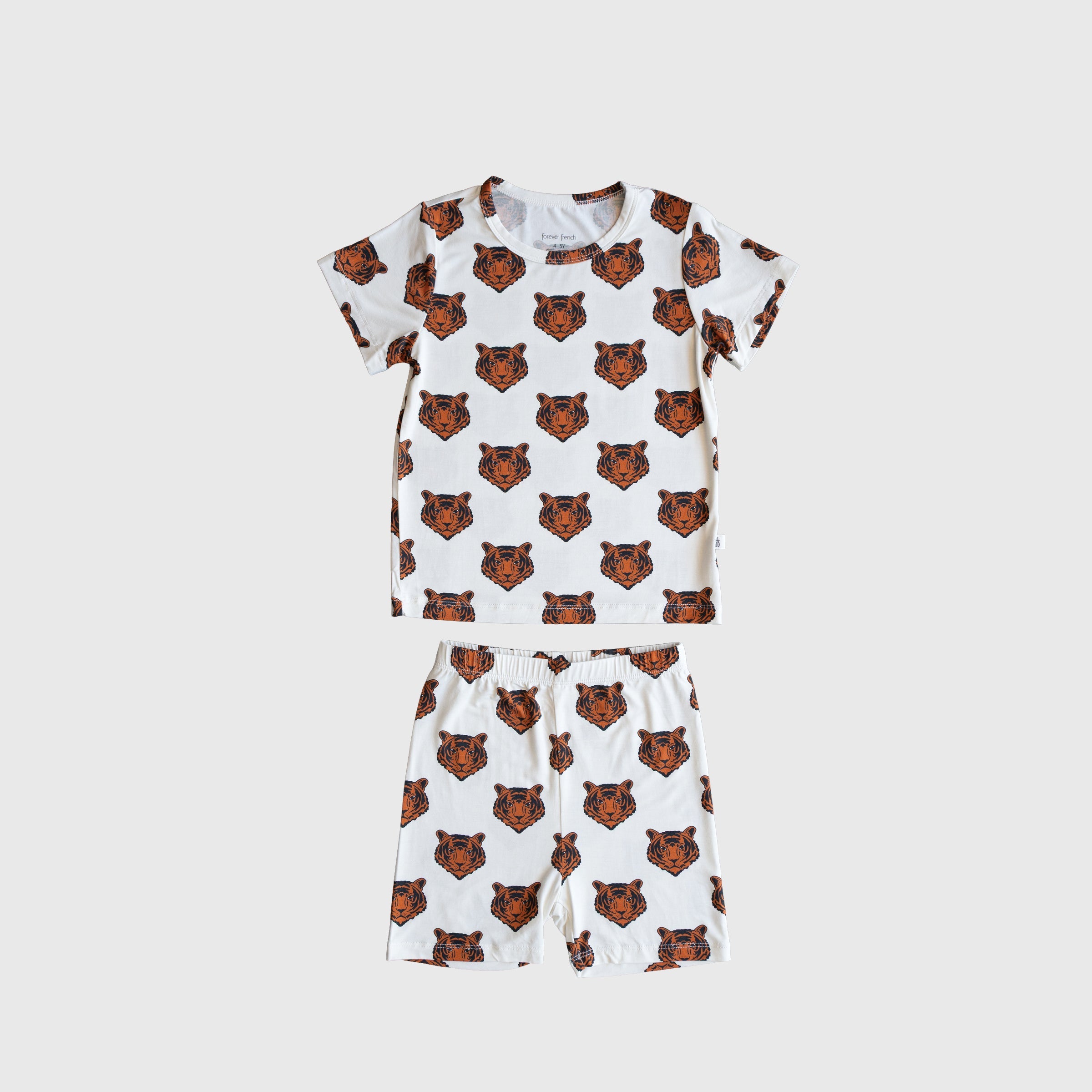 Bamboo Short Set | Tigers