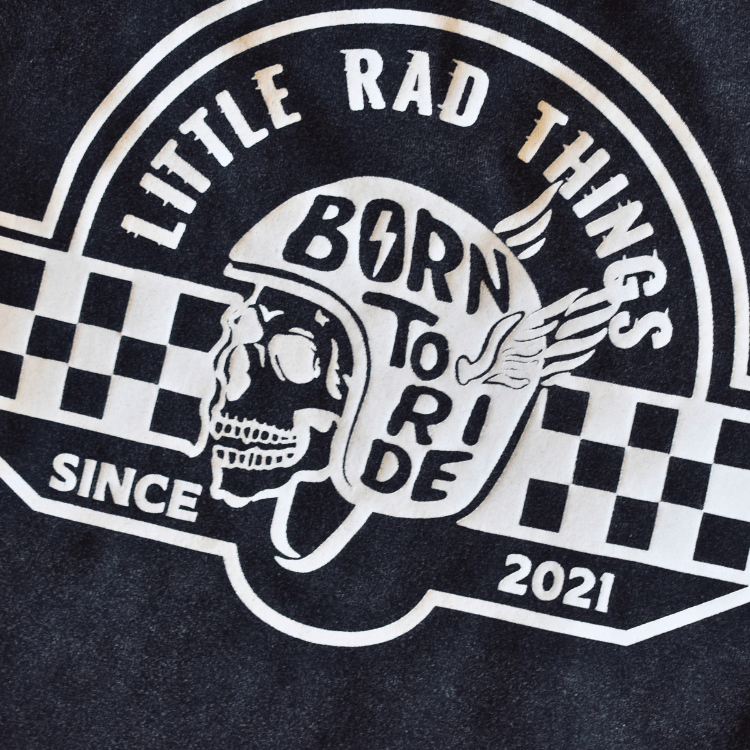 TIL DEATH DO WE RIDE TEE - BLACK - LITTLE RAD THINGS