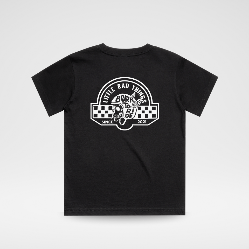 TIL DEATH DO WE RIDE TEE - BLACK - LITTLE RAD THINGS