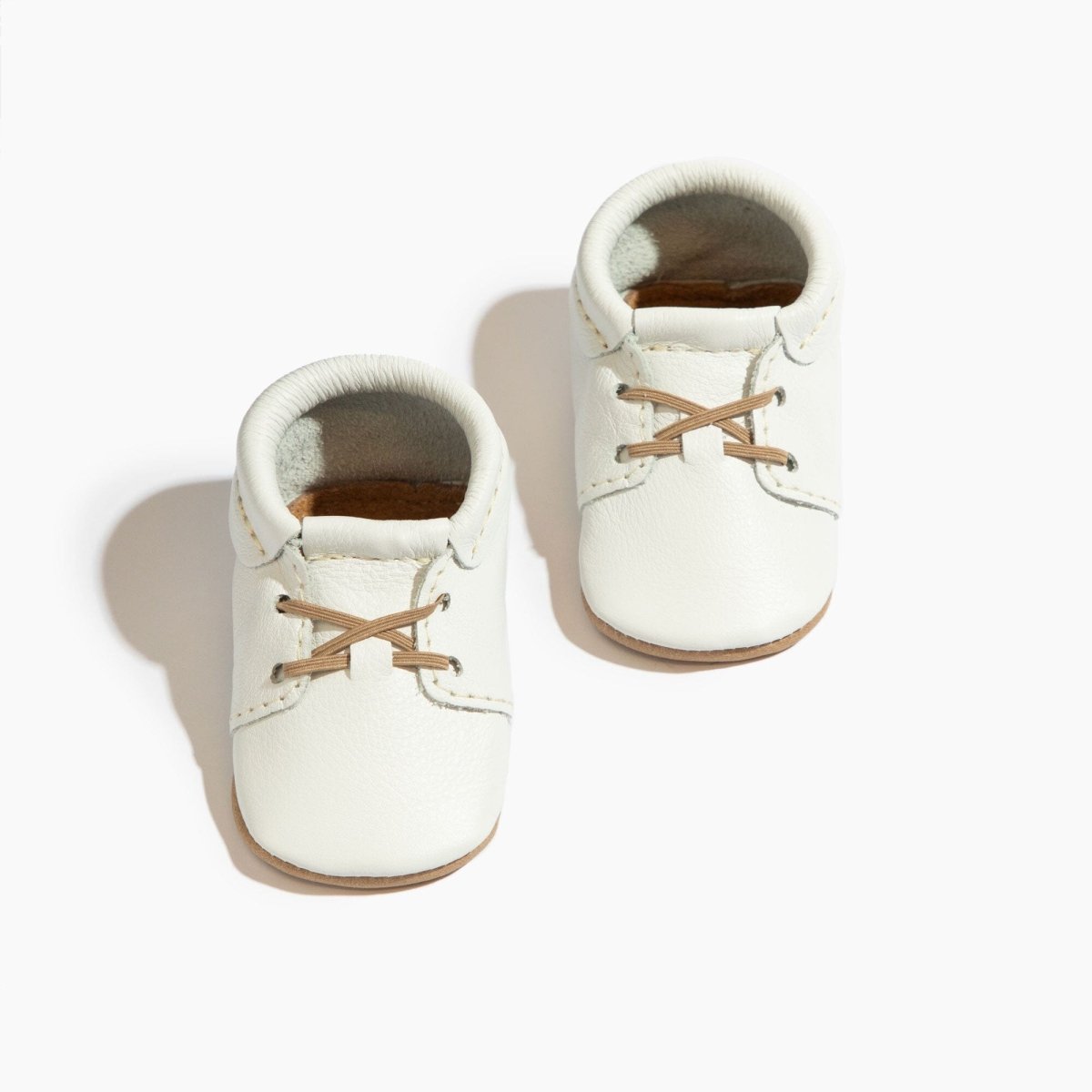 Toasted Bright White Oxford Baby Shoe - LITTLE RAD THINGS