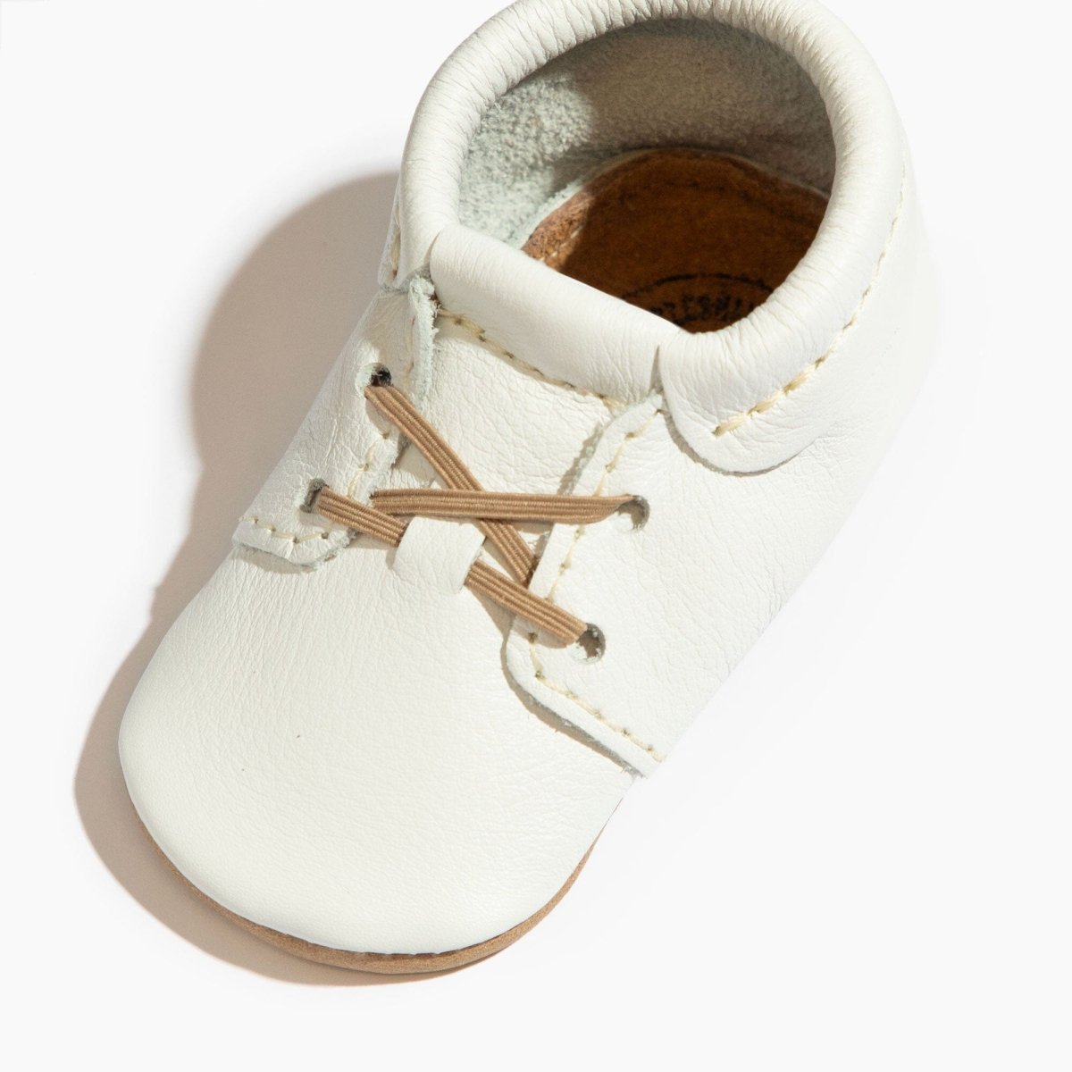 Toasted Bright White Oxford Baby Shoe - LITTLE RAD THINGS