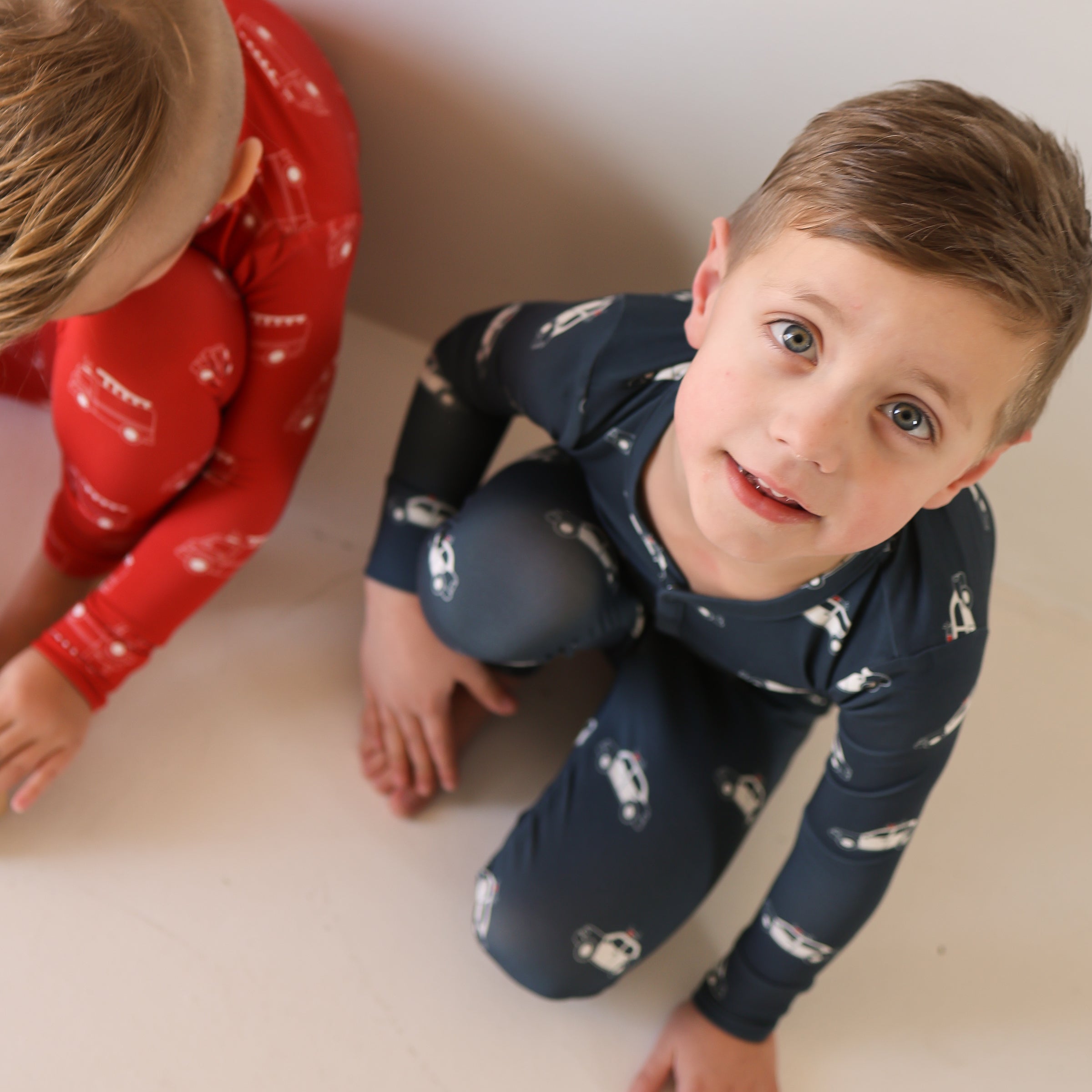 Bamboo Two Piece Pajamas | Police Cruiser