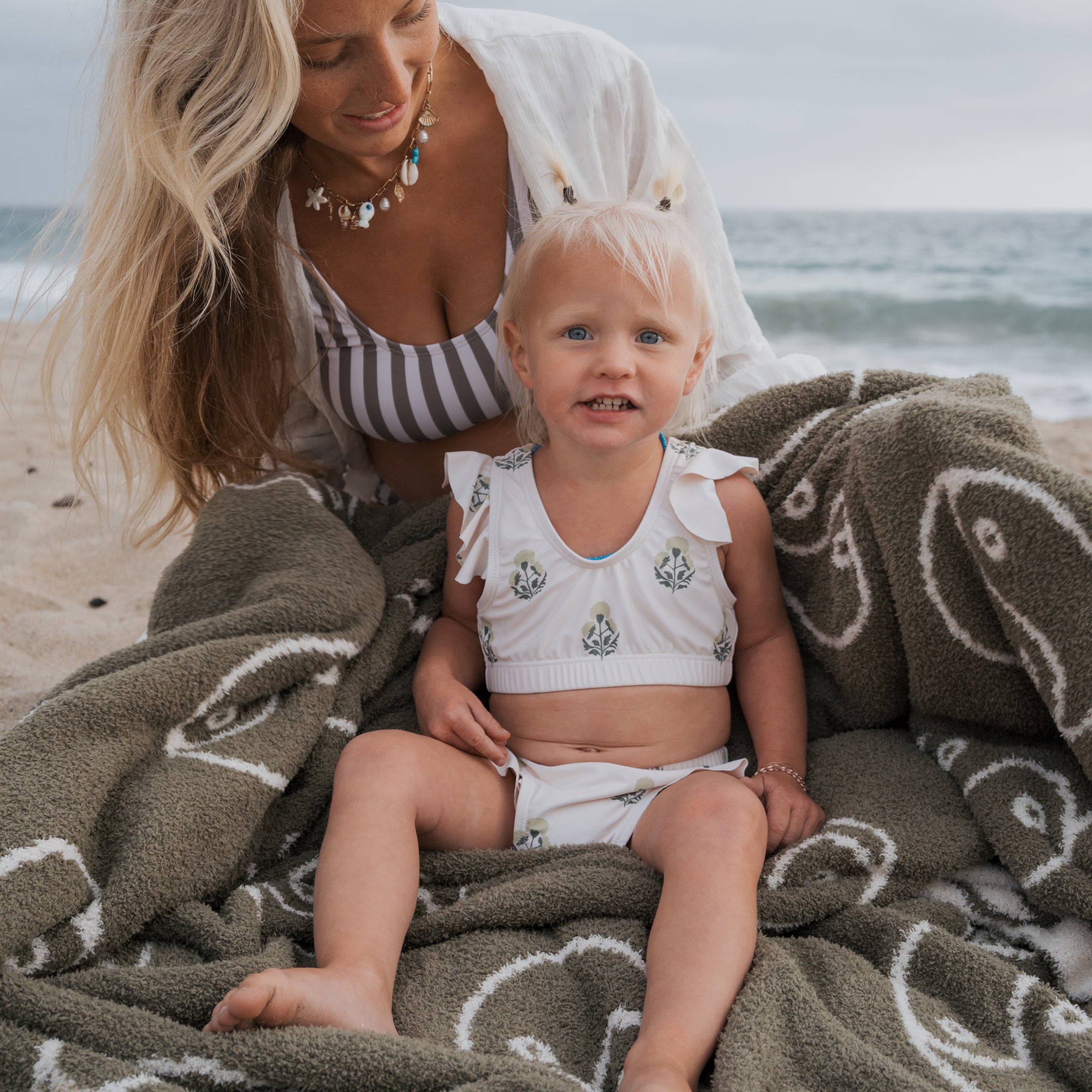 Girl's Two Piece Swimsuit | Marigold