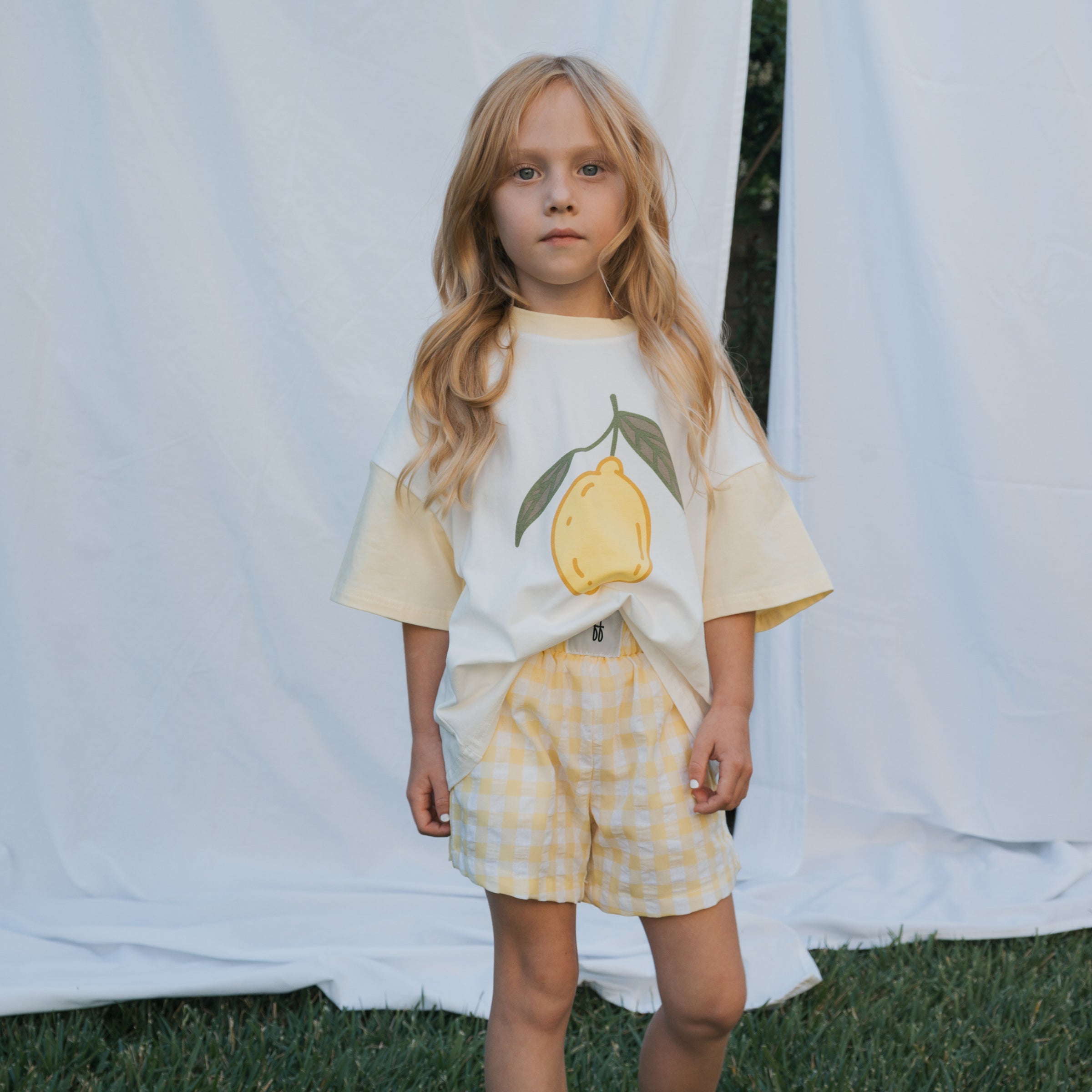 Child Cotton Tee | Lemon