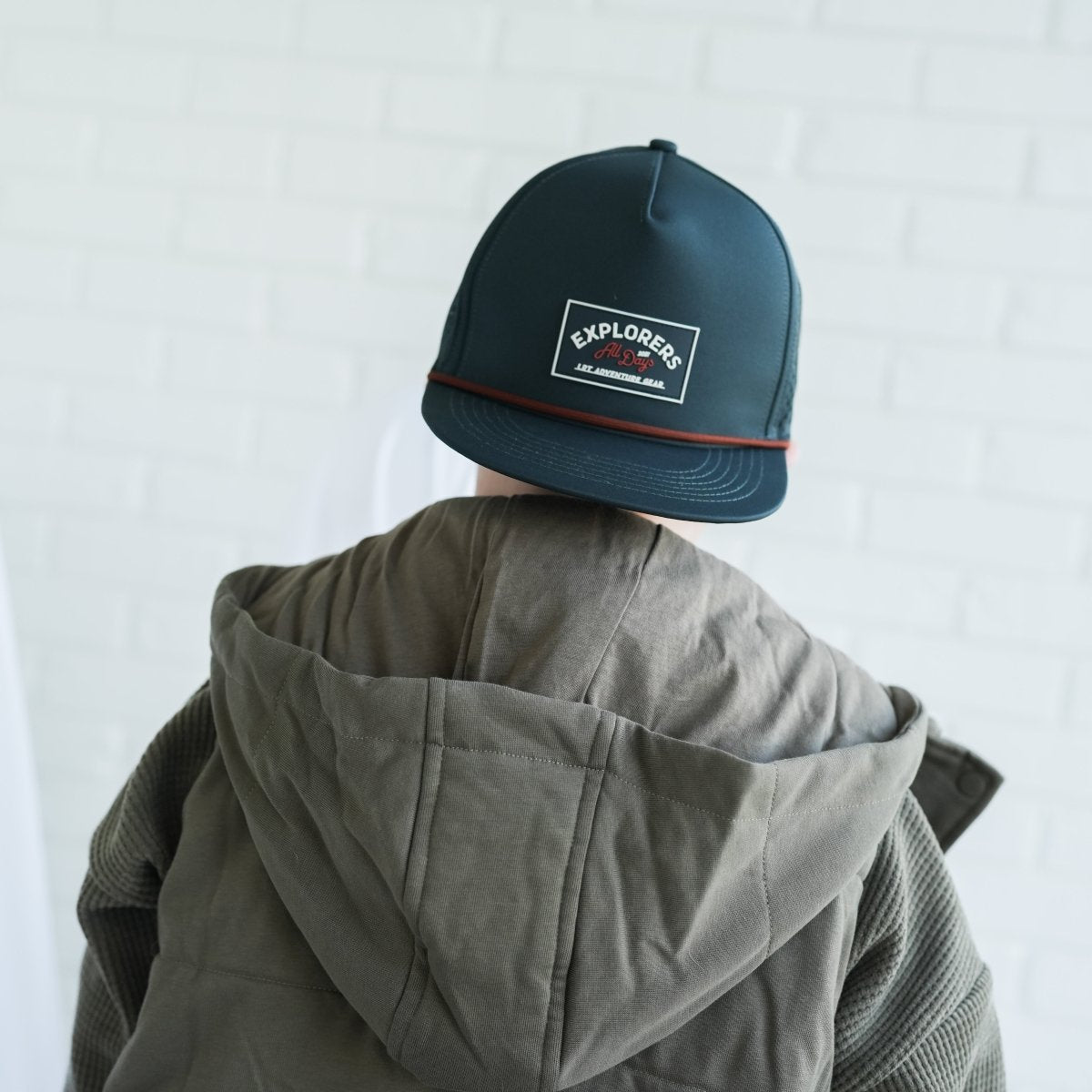 WATERPROOF LRT EXPLORER SNAPBACK HAT - JUNIPER GREEN - LITTLE RAD THINGS
