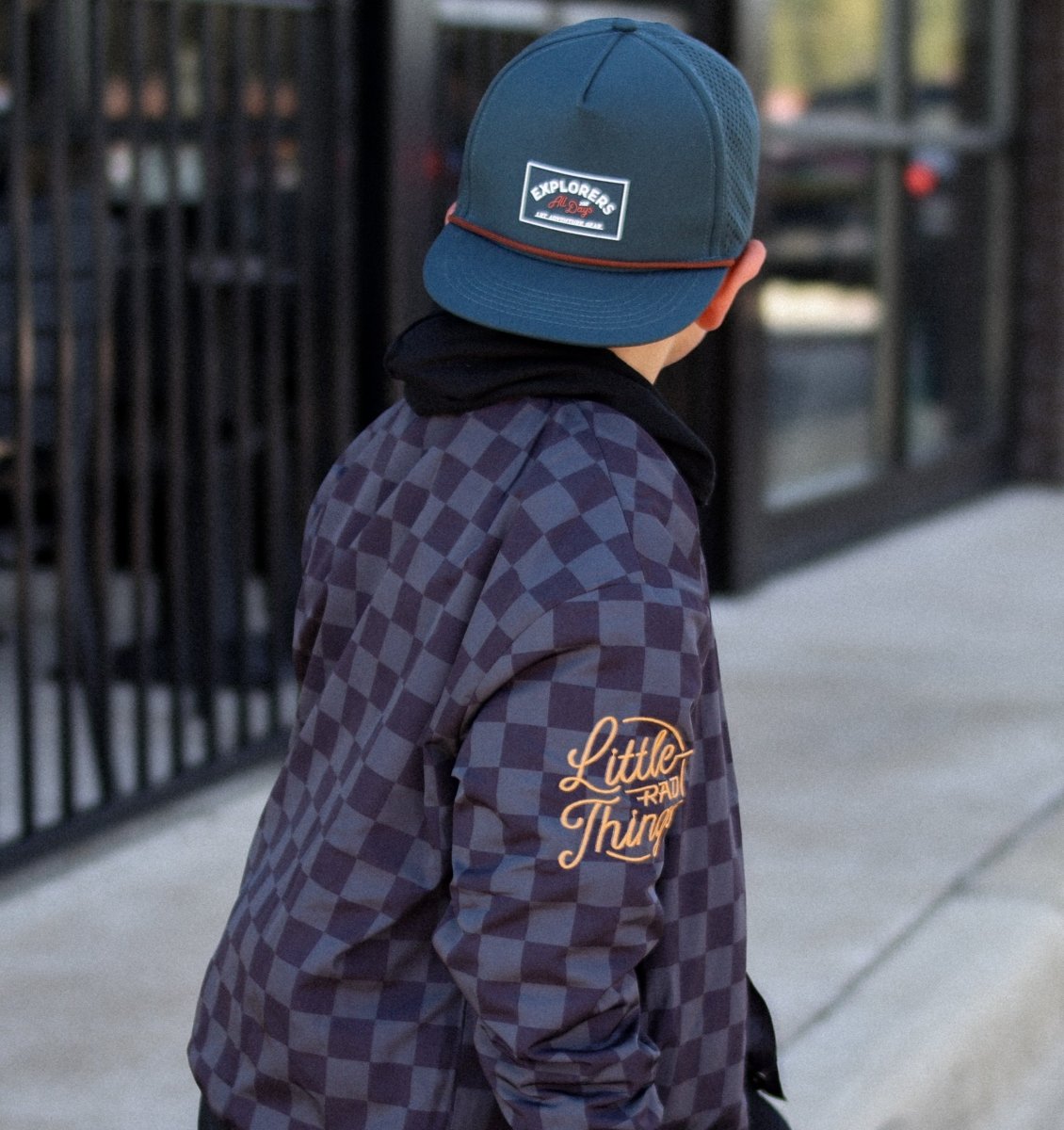 WATERPROOF LRT EXPLORER SNAPBACK HAT - JUNIPER GREEN - LITTLE RAD THINGS