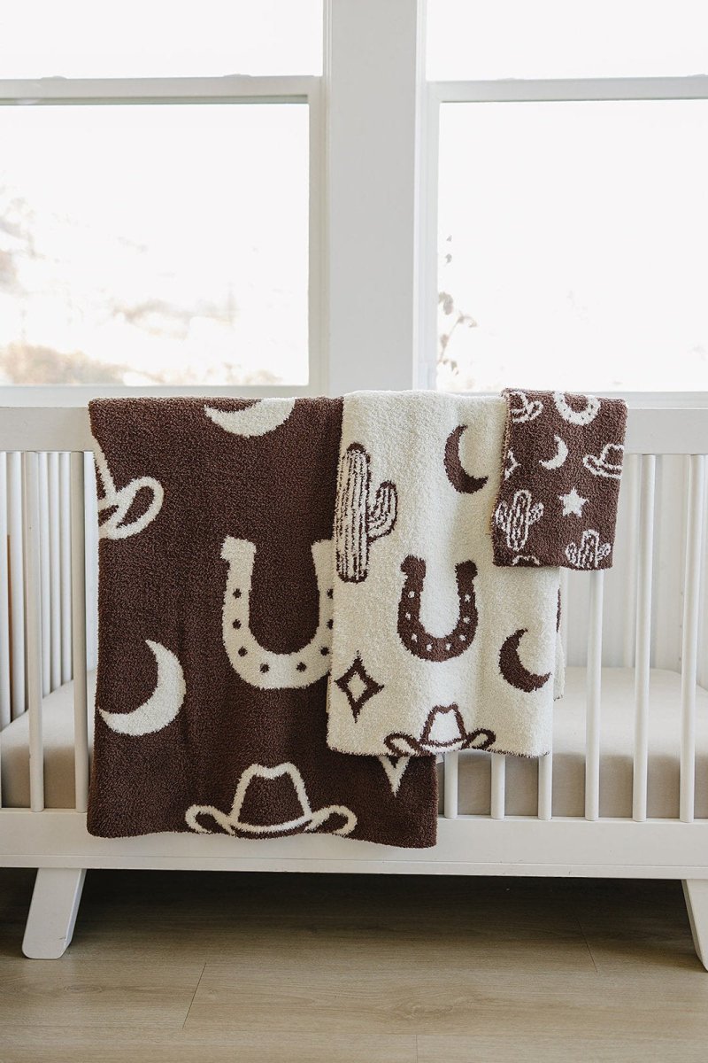 Western Plush Blanket - LITTLE RAD THINGS