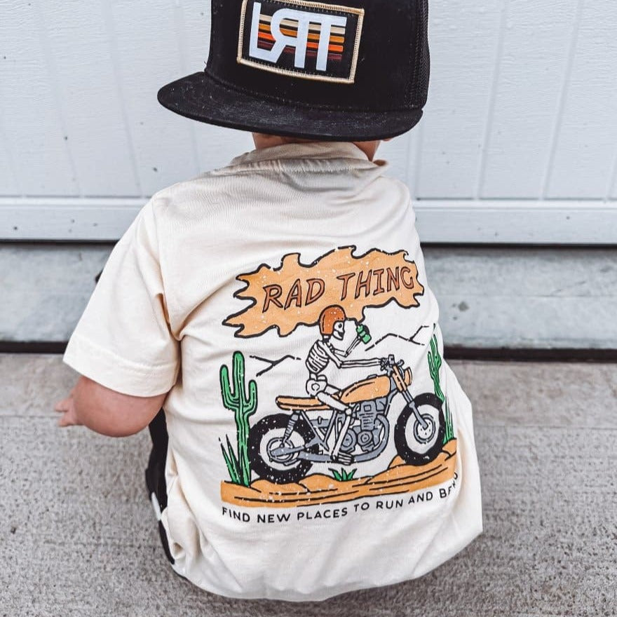 WHERE THE RAD THINGS ARE TEE - VINTAGE BIEGE