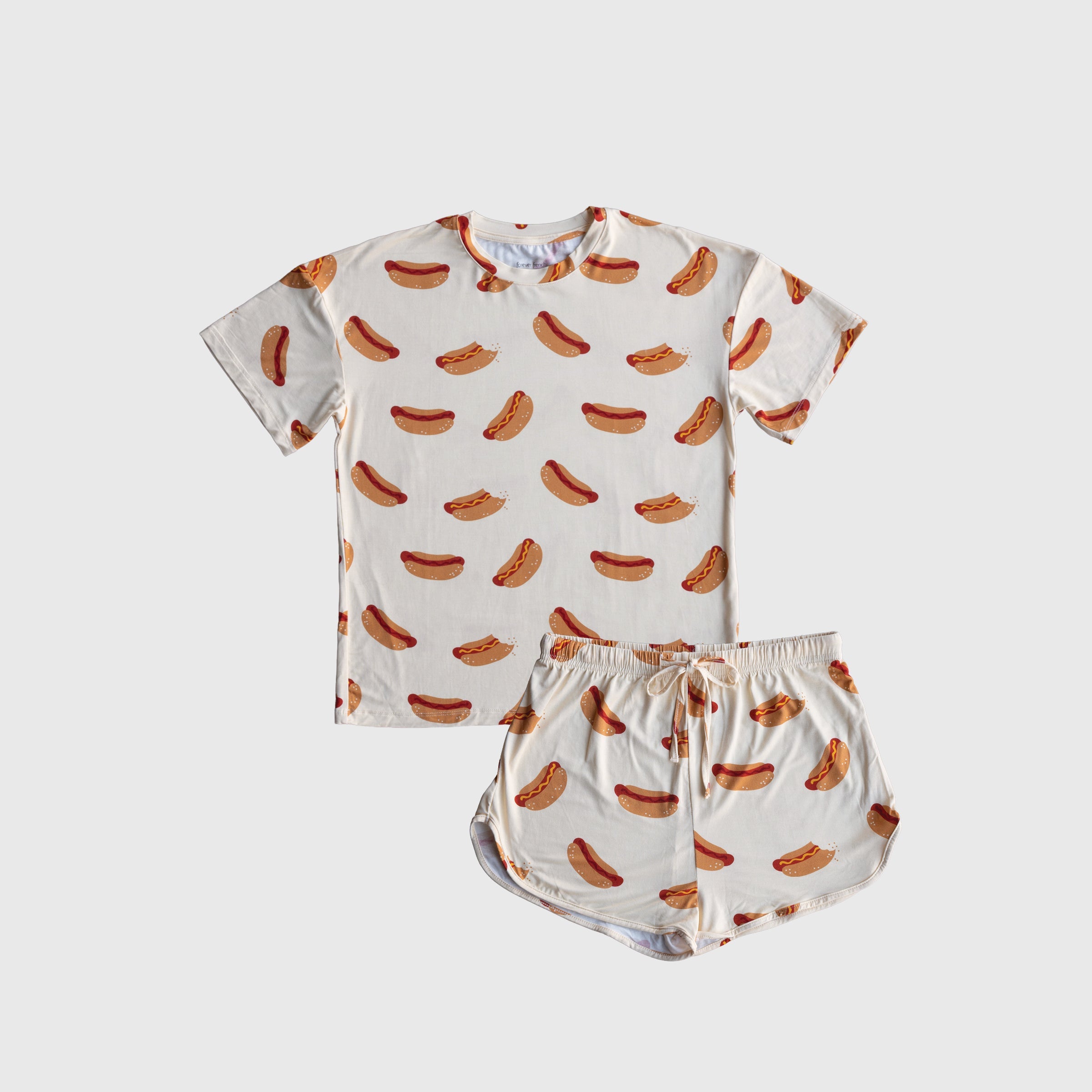 Women's Bamboo Short Set | Hot Dogs