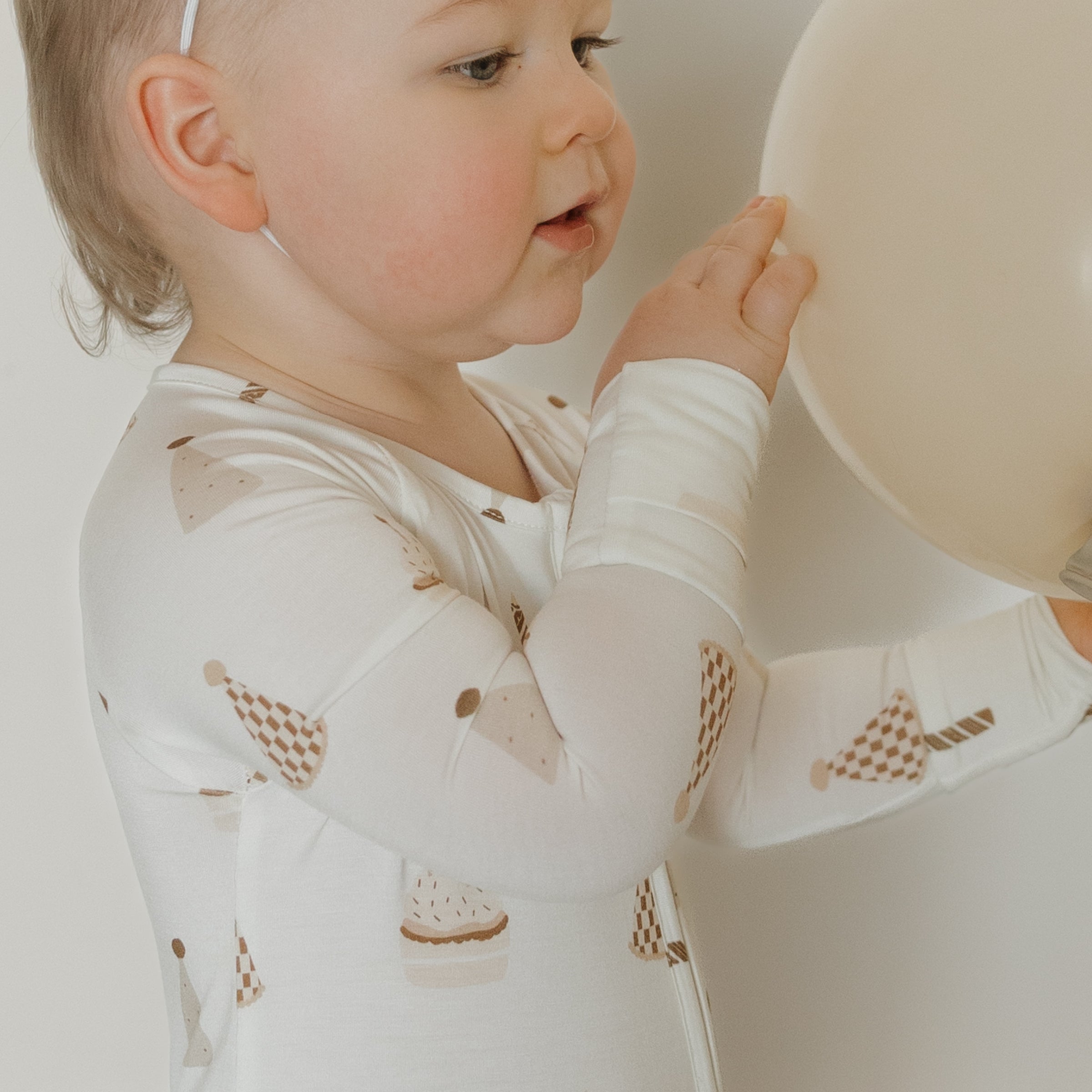 Bamboo Zip Pajamas | Birthday Boy