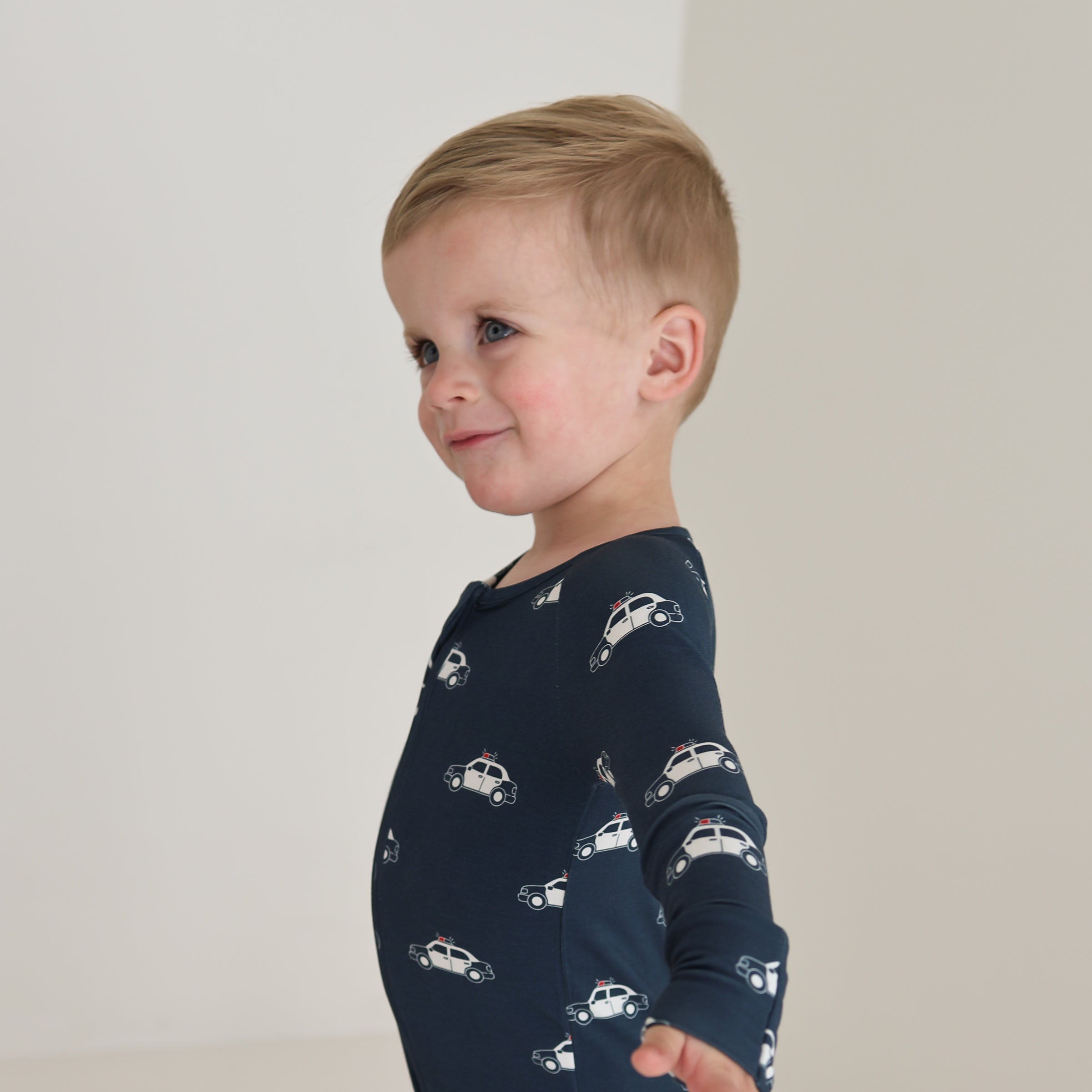 Bamboo Zip Pajamas | Police Cruiser