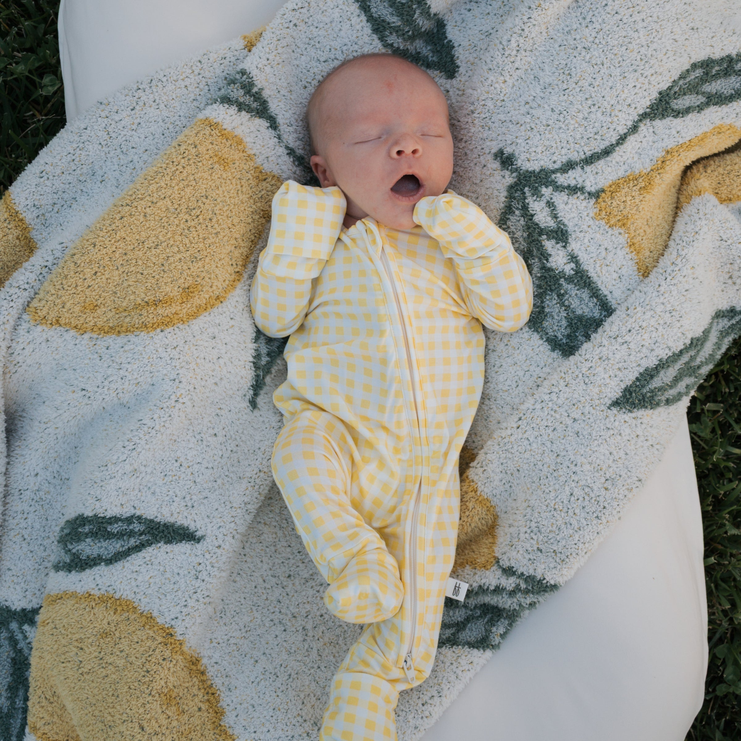 Bamboo Zip Pajamas | Citron