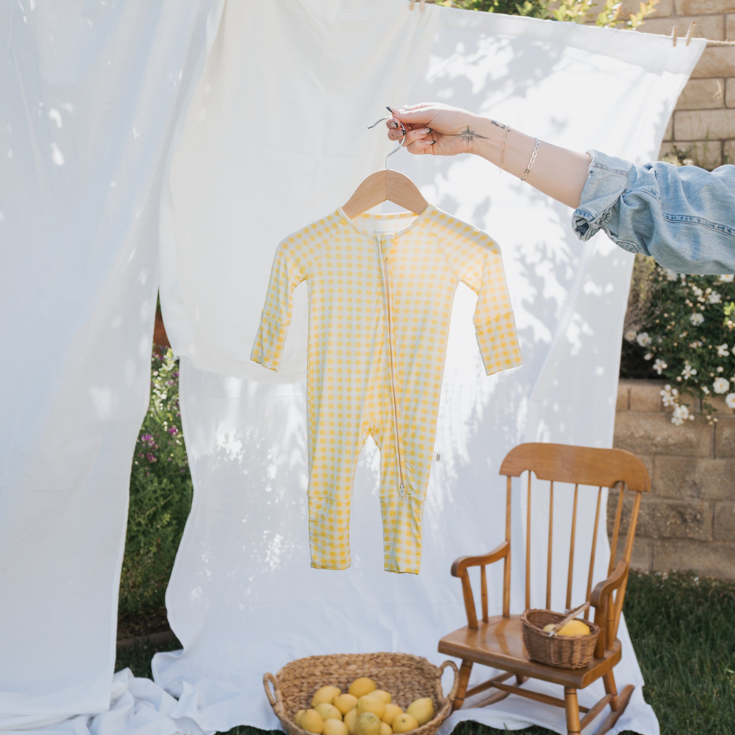 Bamboo Zip Pajamas | Citron