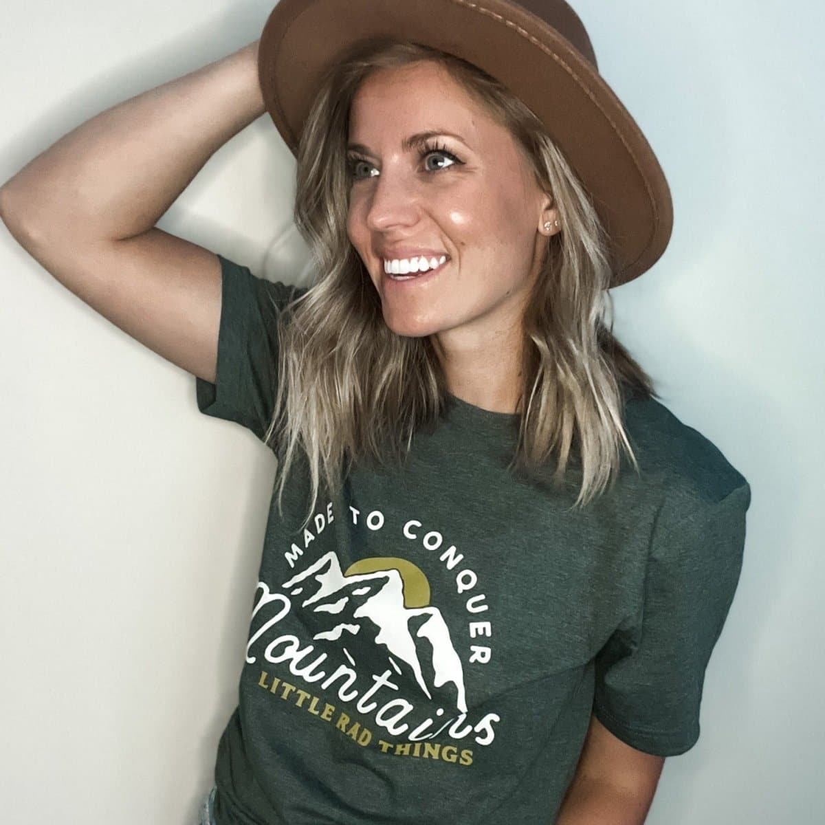 Adult Made To Conquer Mountains Tee - LITTLE RAD THINGS