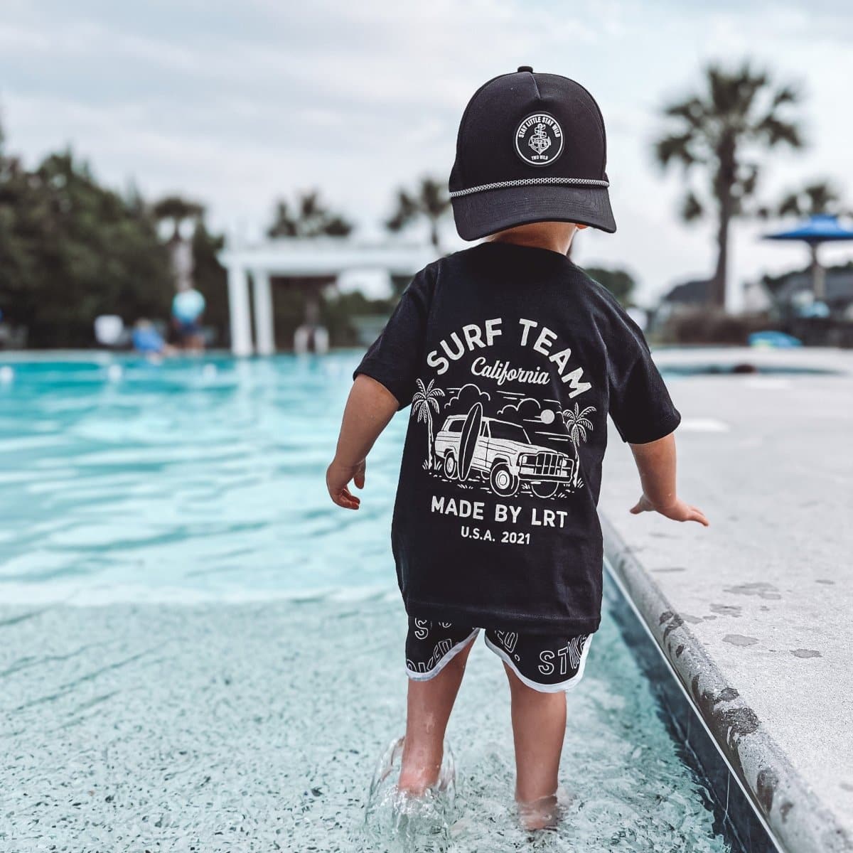 The Surf Team Tee LITTLE RAD THINGS, Free Shipping On Orders over $75. Sustainably Made. Proudly Family Owned and Operated.