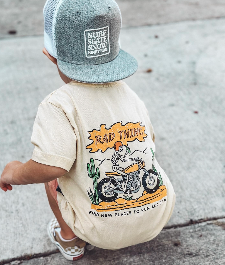 How to Keep Boys’ Clothes Looking New: Laundry Tips for Moms Little Rad Things Where The Rad Things Are Tee BinkyBro Hat