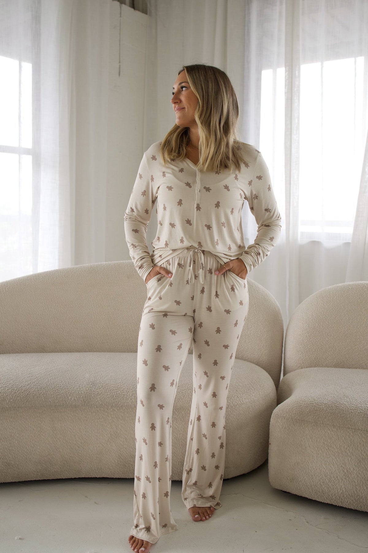 Women's Long Sleeve Bamboo Pajama | Gingersnap