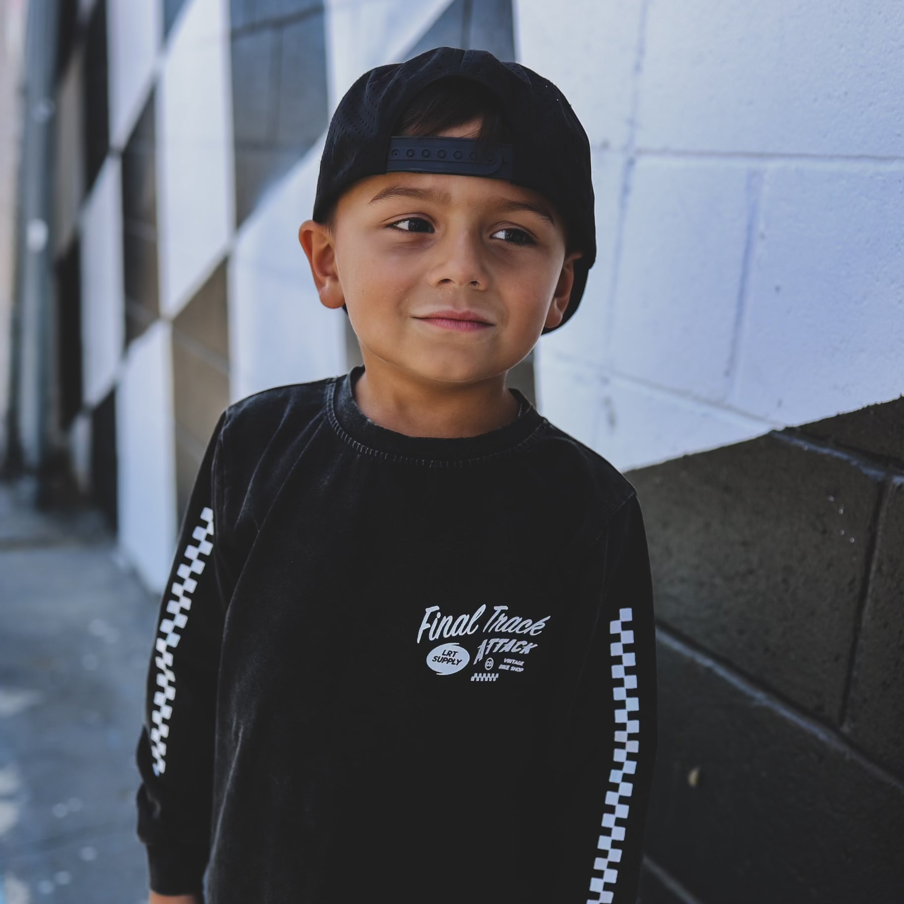 Vintage-inspired rad clothes for boys, eco-friendly and durable little rad things final track attack