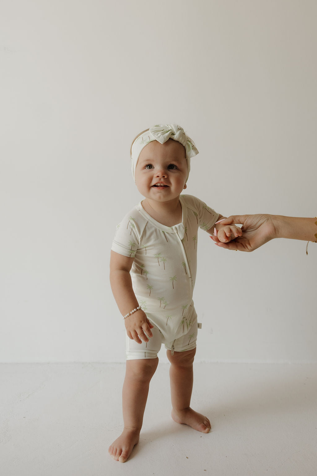 Shortie Bamboo Zip | Palm