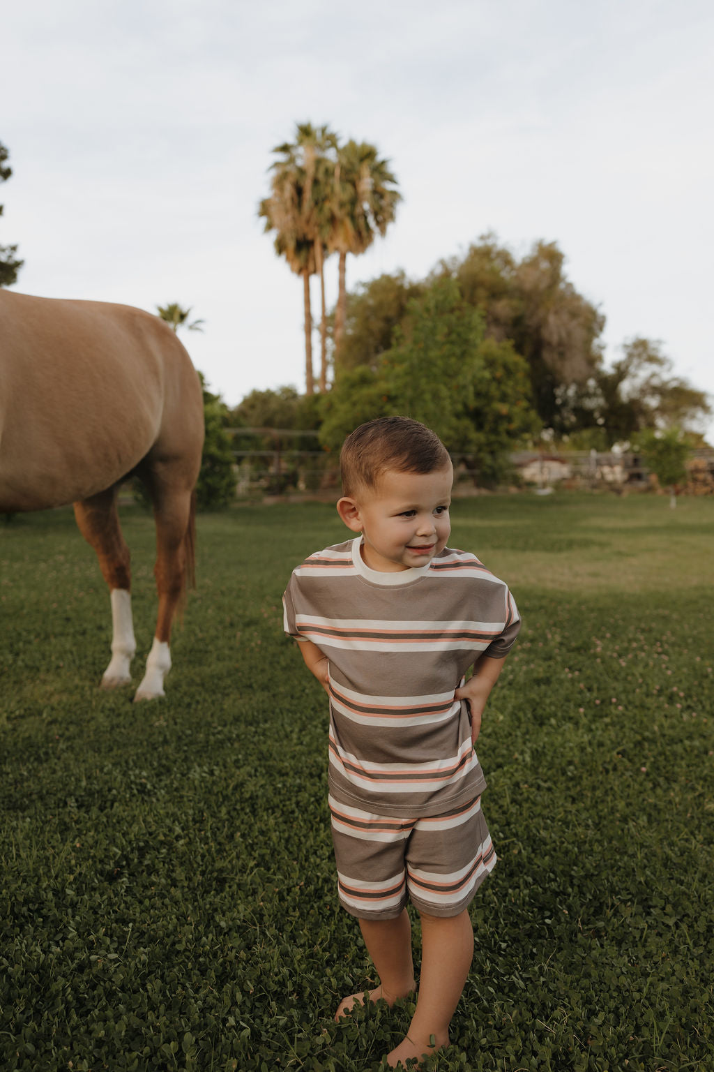 Child Short Set | Sedona Stripe