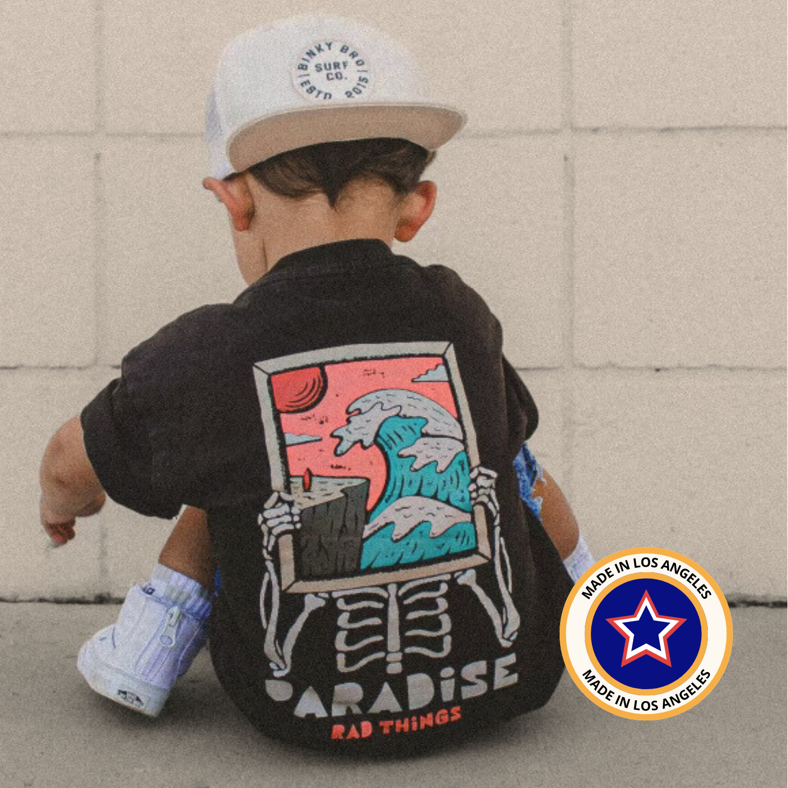 ANOTHER DAY IN PARADISE TEE - VINTAGE BROWN