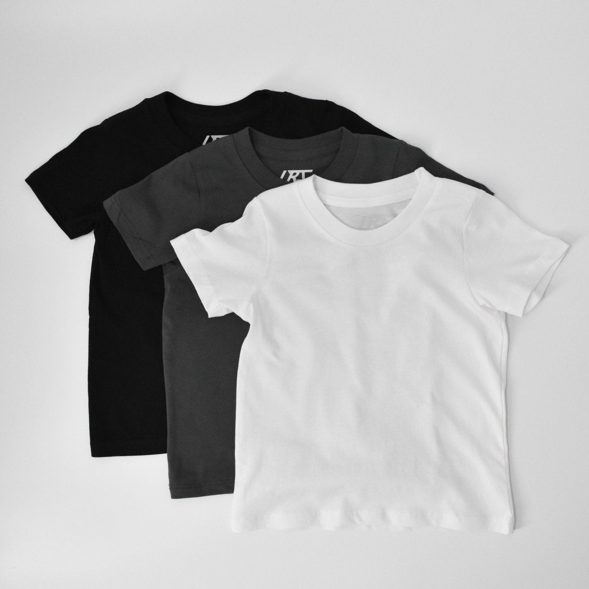 3 - PACK RAD ORGANICS TEES - MONOCHROME - LITTLE RAD THINGS
