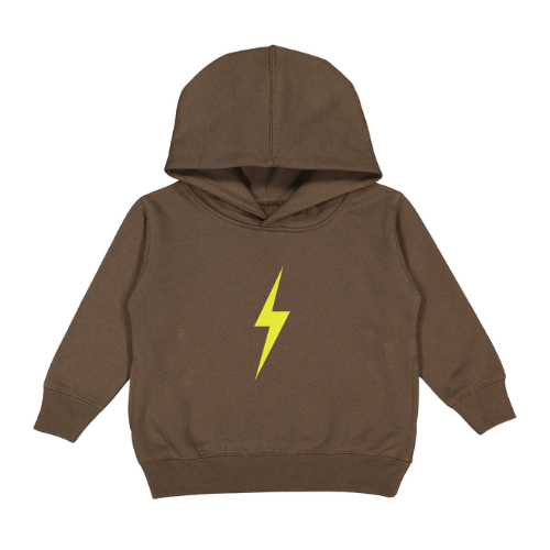 THE SPARK NEON YELLOW HOODIE - ARMY GREEN