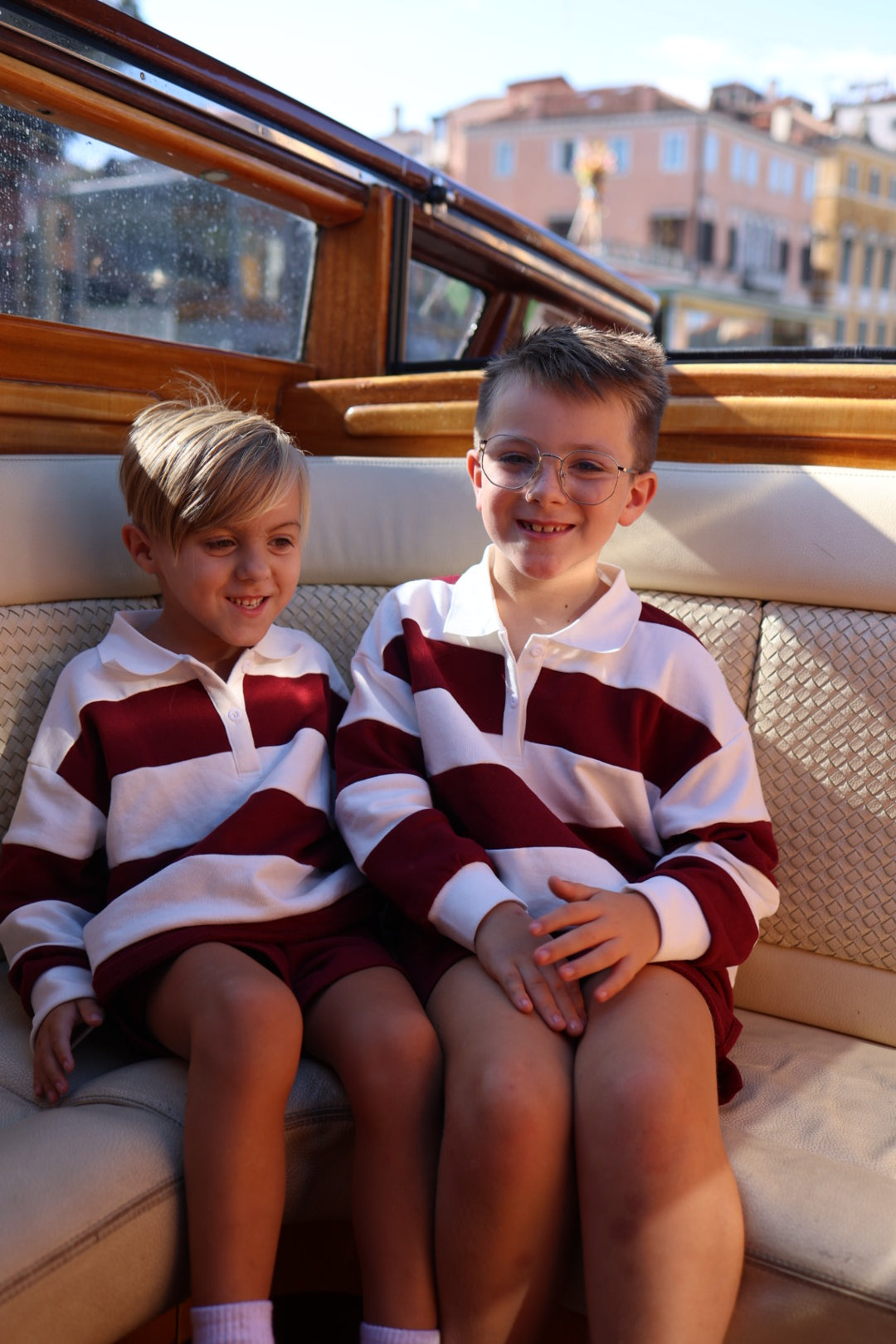 Child Rugby Sweatshirt | Deep Cranberry