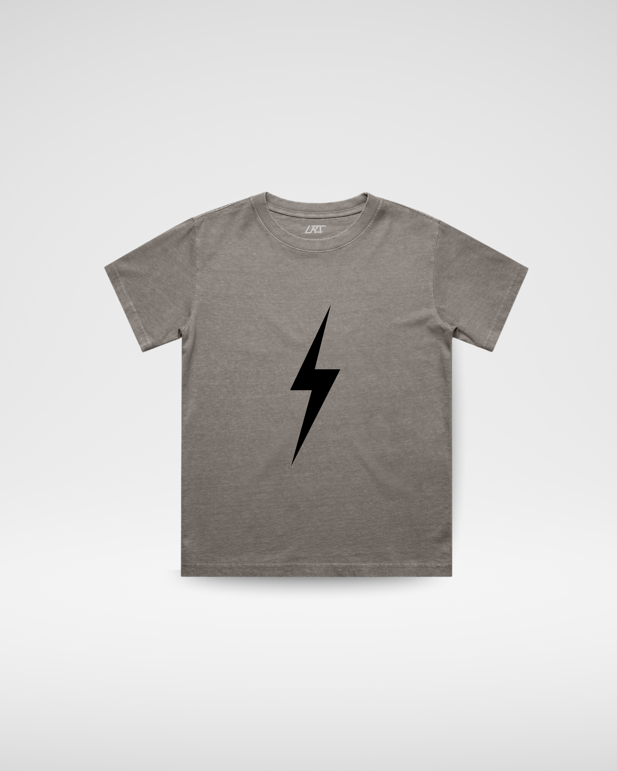 BLACK BOLT TEE - FADED GRAY