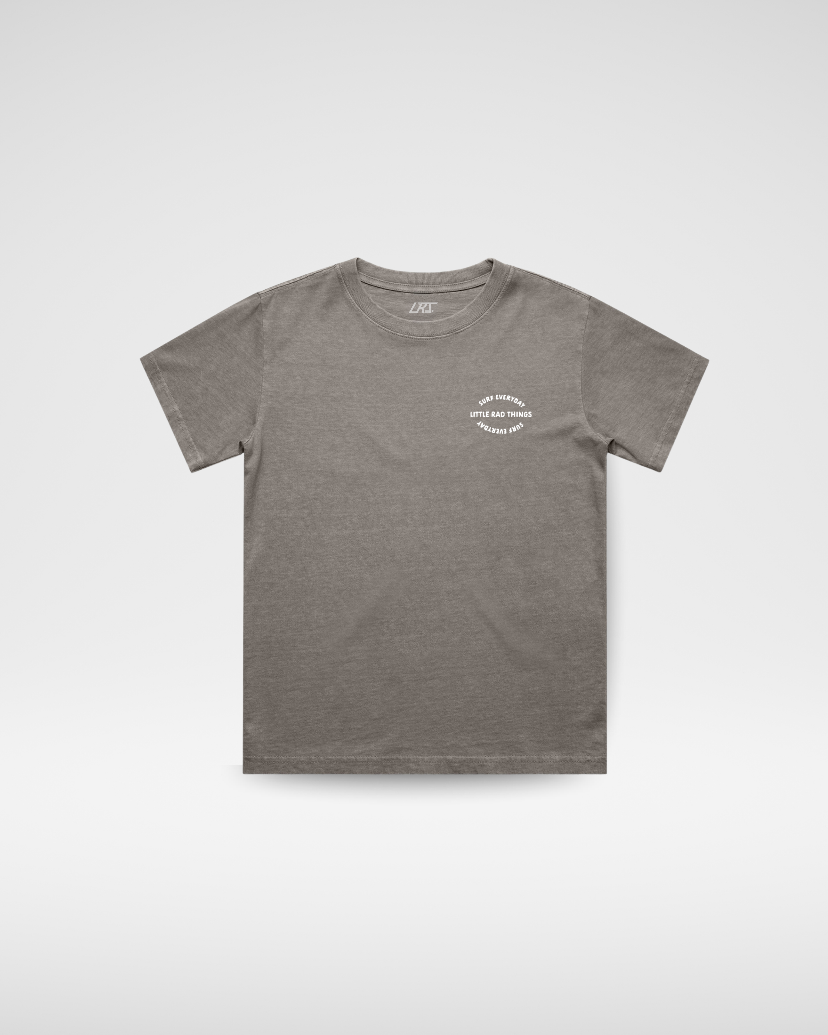 SURFS UP GIRL TEE - GRAY