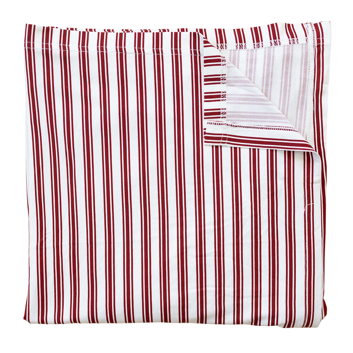 Red Stripe Bamboo Swaddle