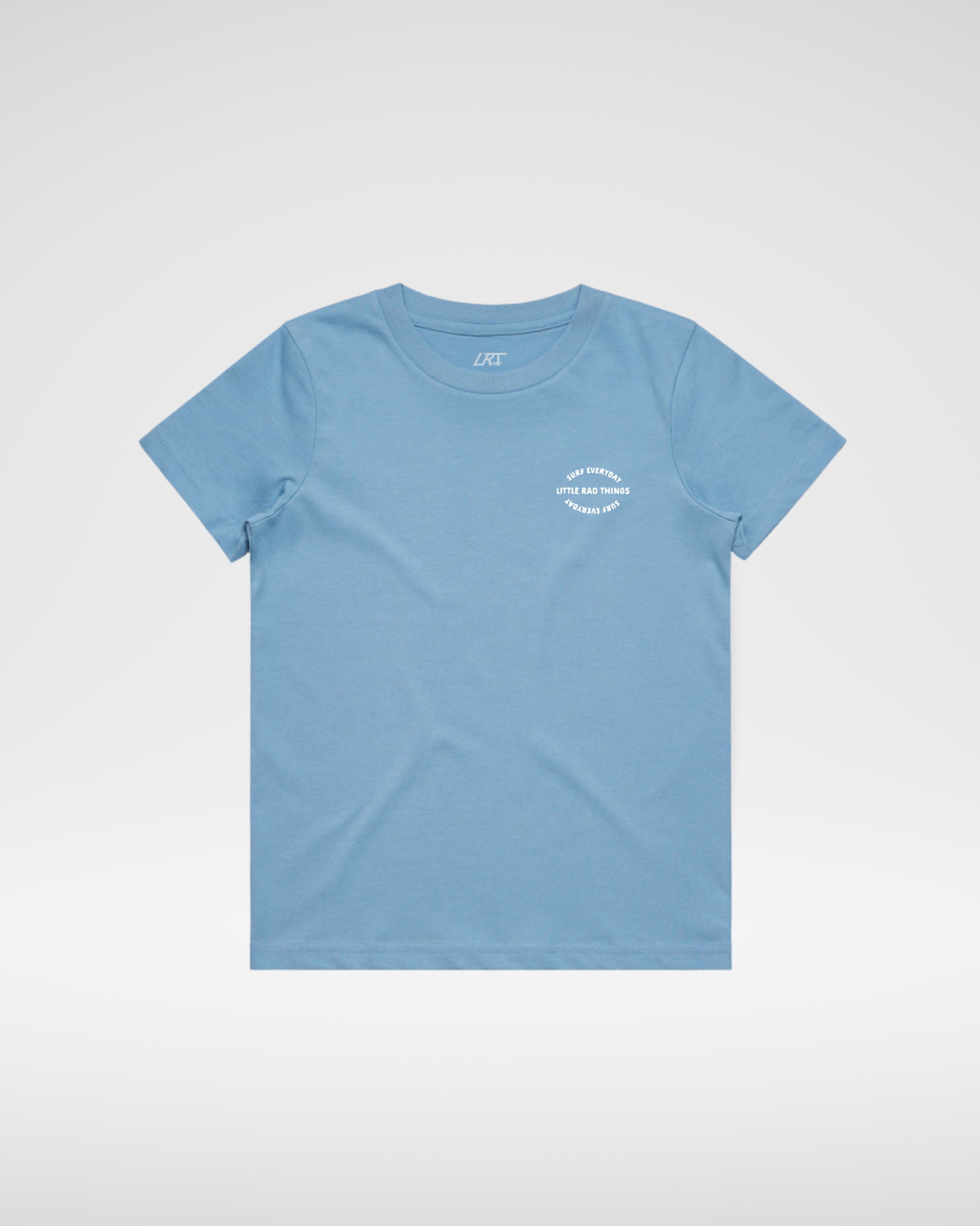 SURFS UP GIRL TEE - CLOUD BLUE