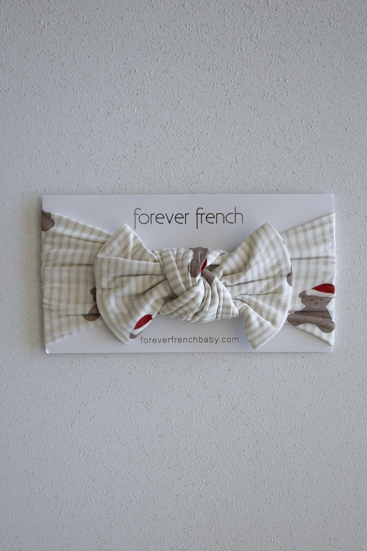 Bamboo Head Wrap | Santa Teddy