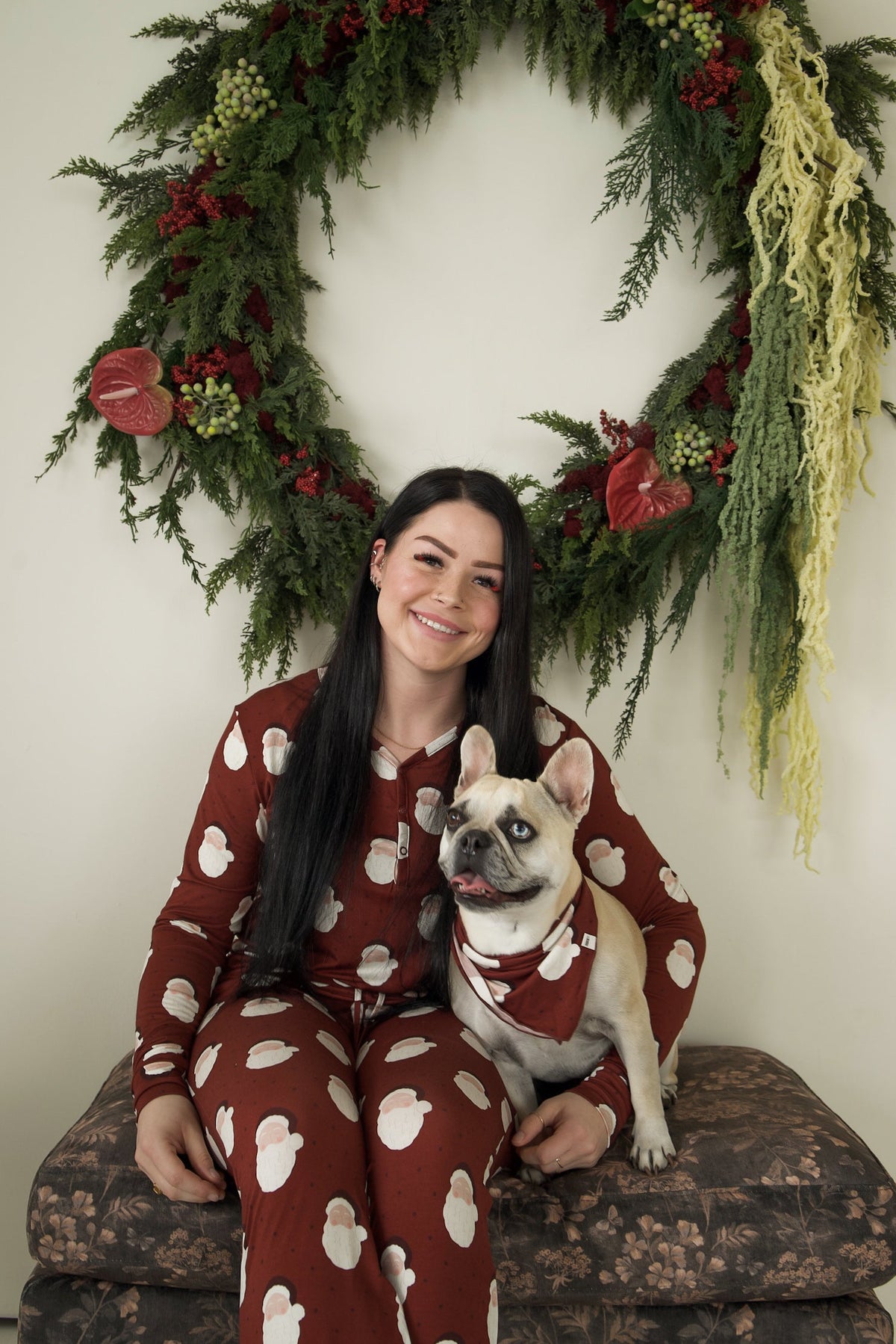 Bamboo Bandana | Vintage Santa