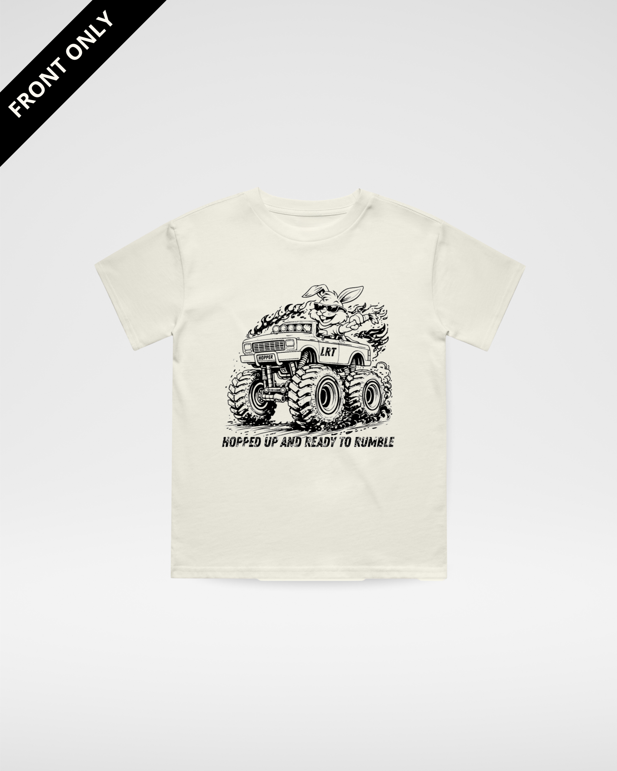 THE EGGSLAYER TEE - VINTAGE CREAM (FRONT ONLY)