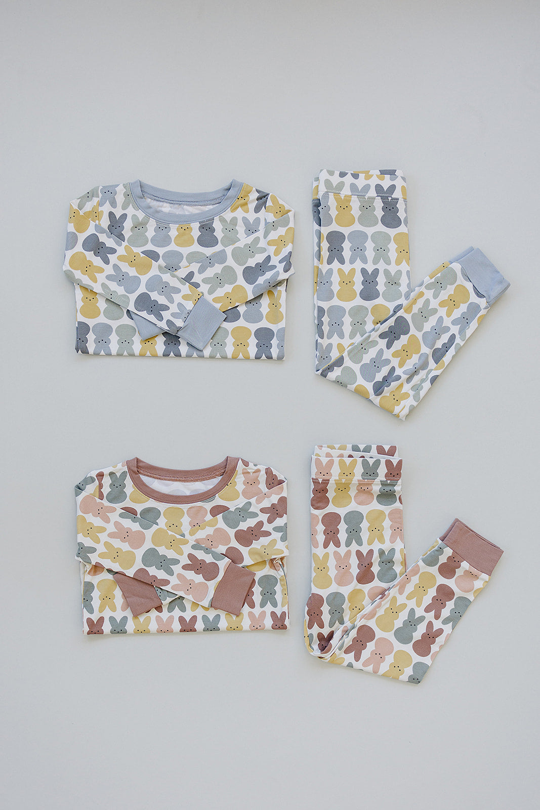 Dusty Blue Peep Bamboo Cozy Set