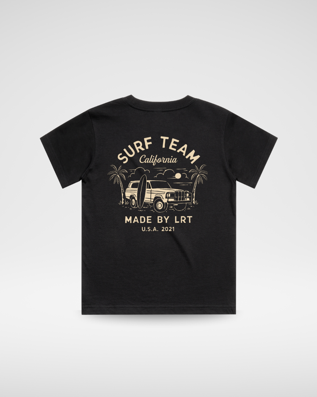 THE SURF TEAM TEE - BLACK