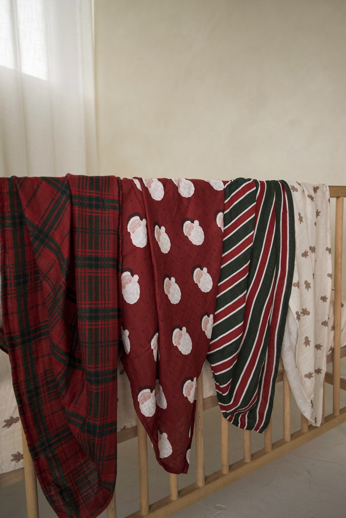 Muslin Swaddle | Vintage Santa