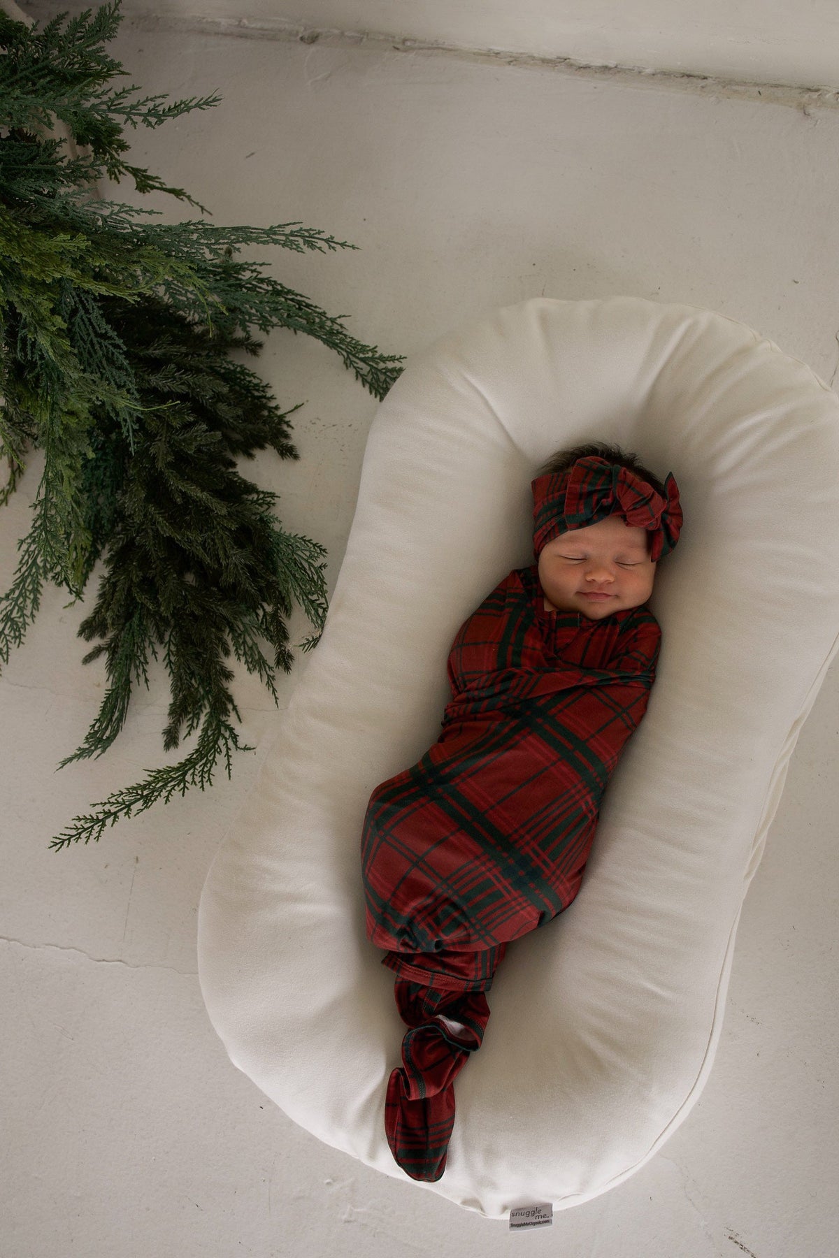 Bamboo Swaddle | Christmas Plaid