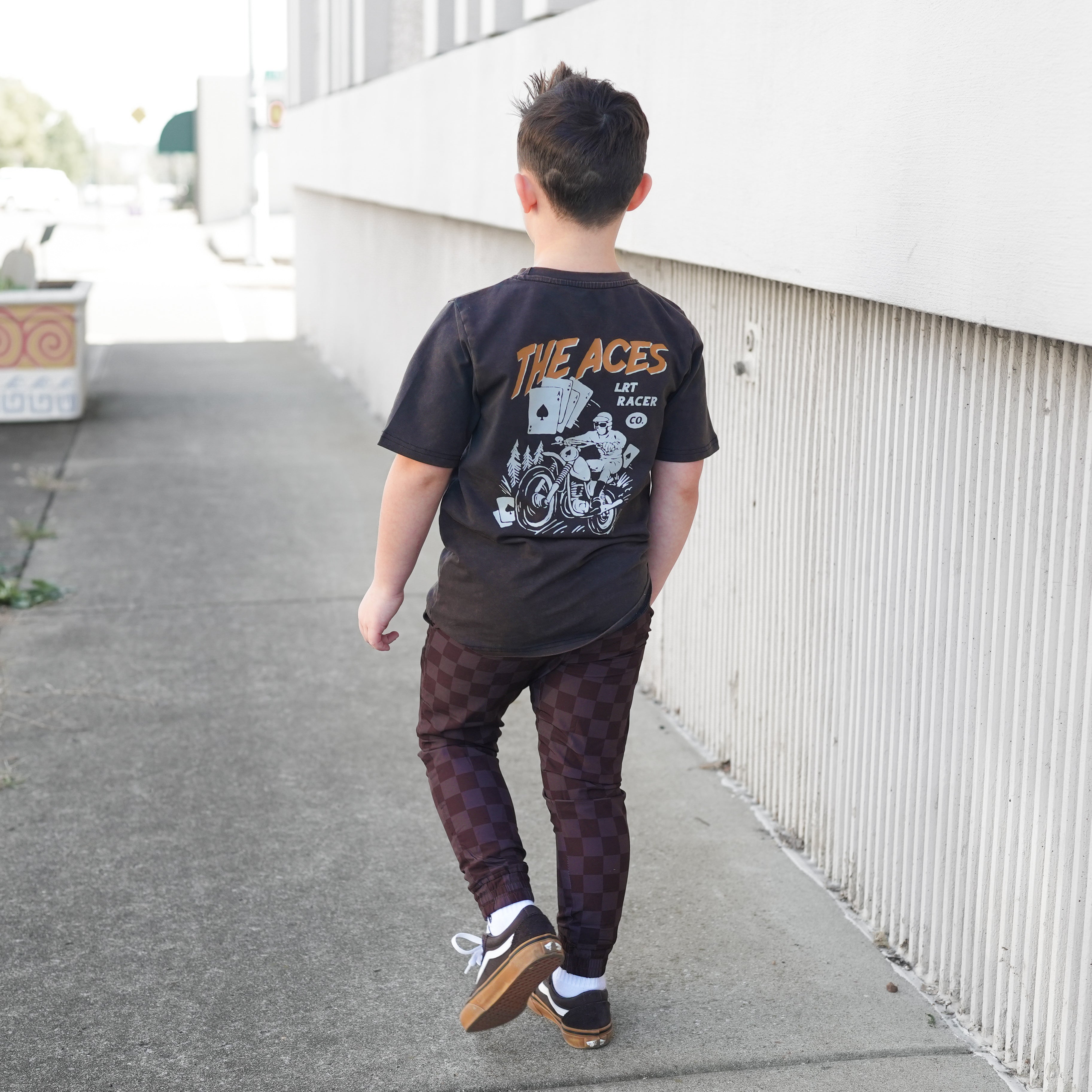 Vintage-inspired The Limited Edition Aces Tee for boys, eco-friendly and durable Little Rad Things