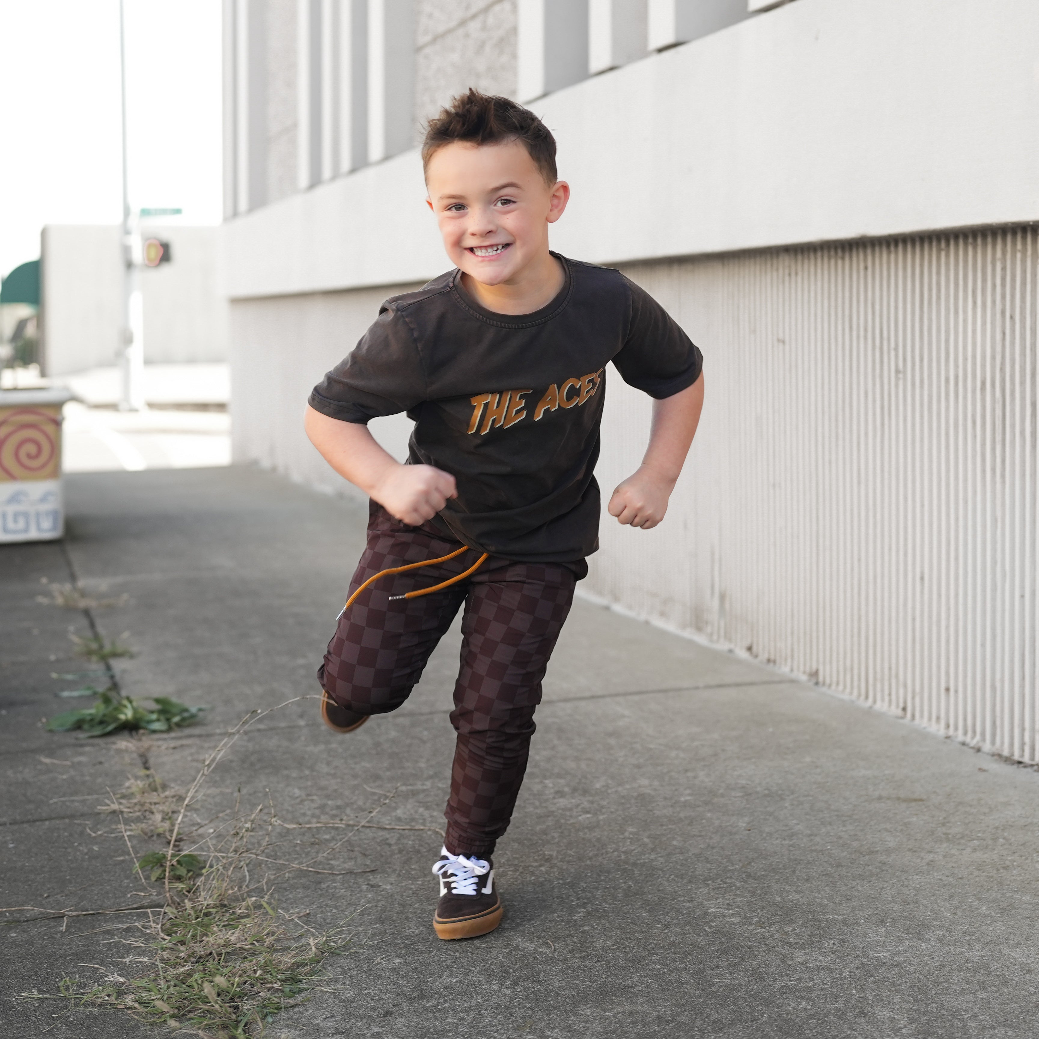 Vintage-inspired The Limited Edition Aces Tee for boys, eco-friendly and durable Little Rad Things