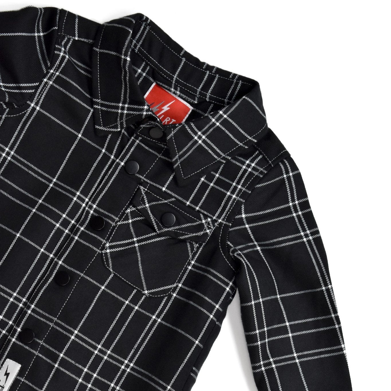 Kids Flip Side flannel for boys, eco-friendly with vintage-inspired style