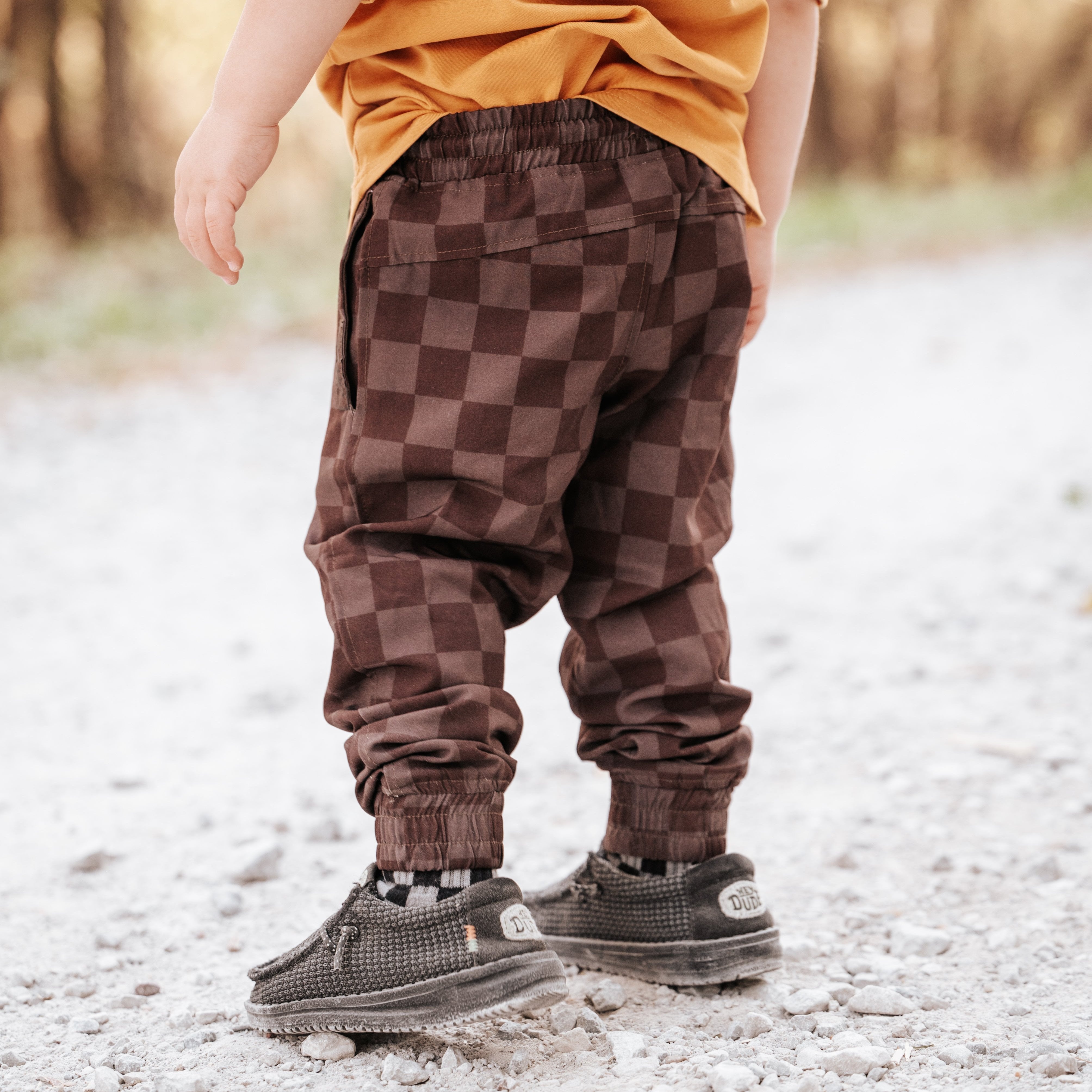 Checkerboard joggers mens online