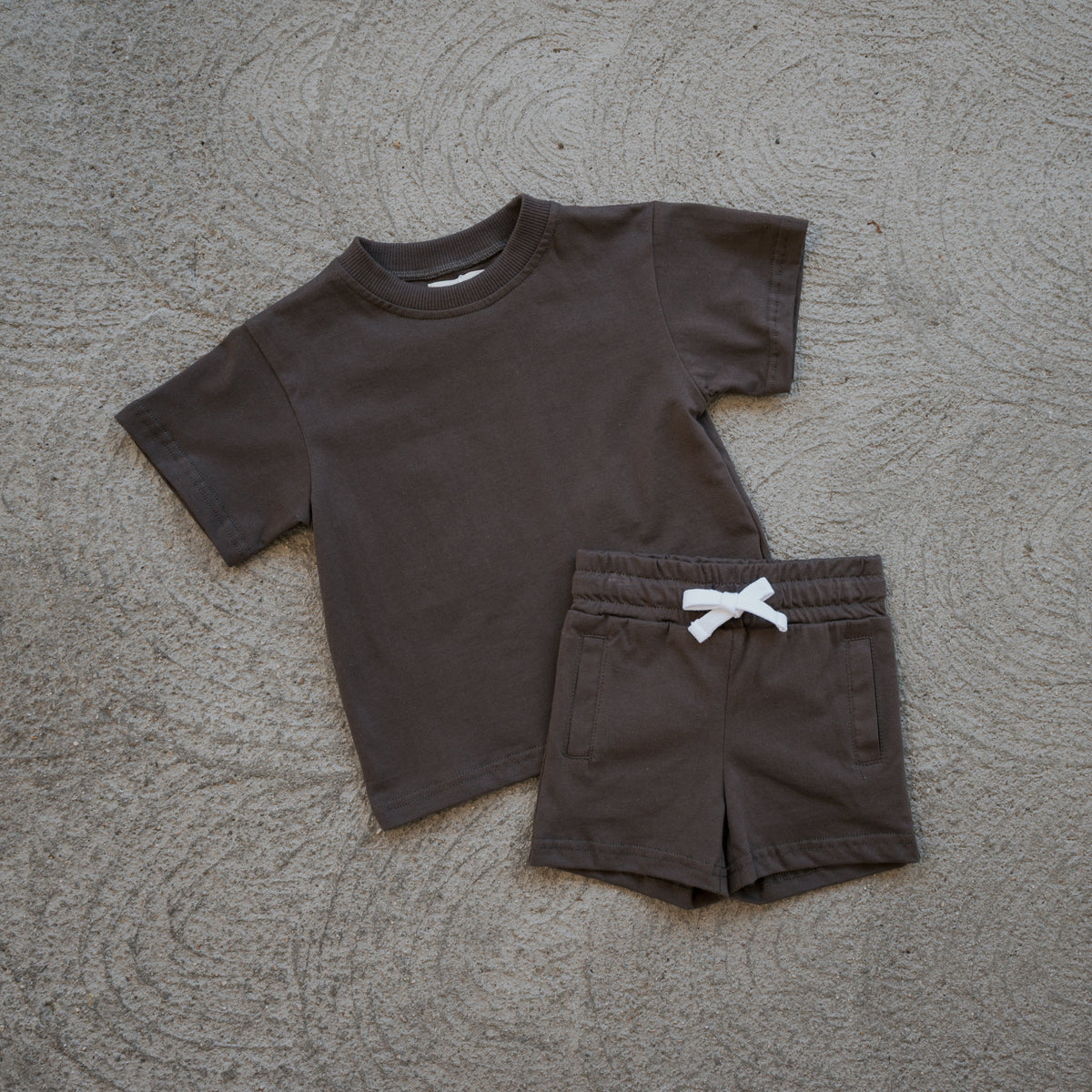 Child Short Set | Espresso