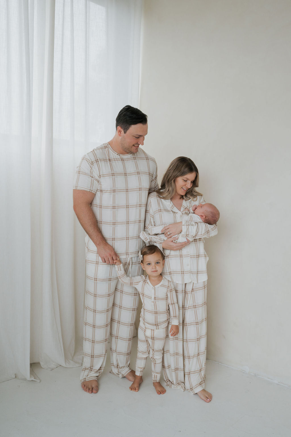 Men's Short Sleeve Pajamas | Ellis Plaid
