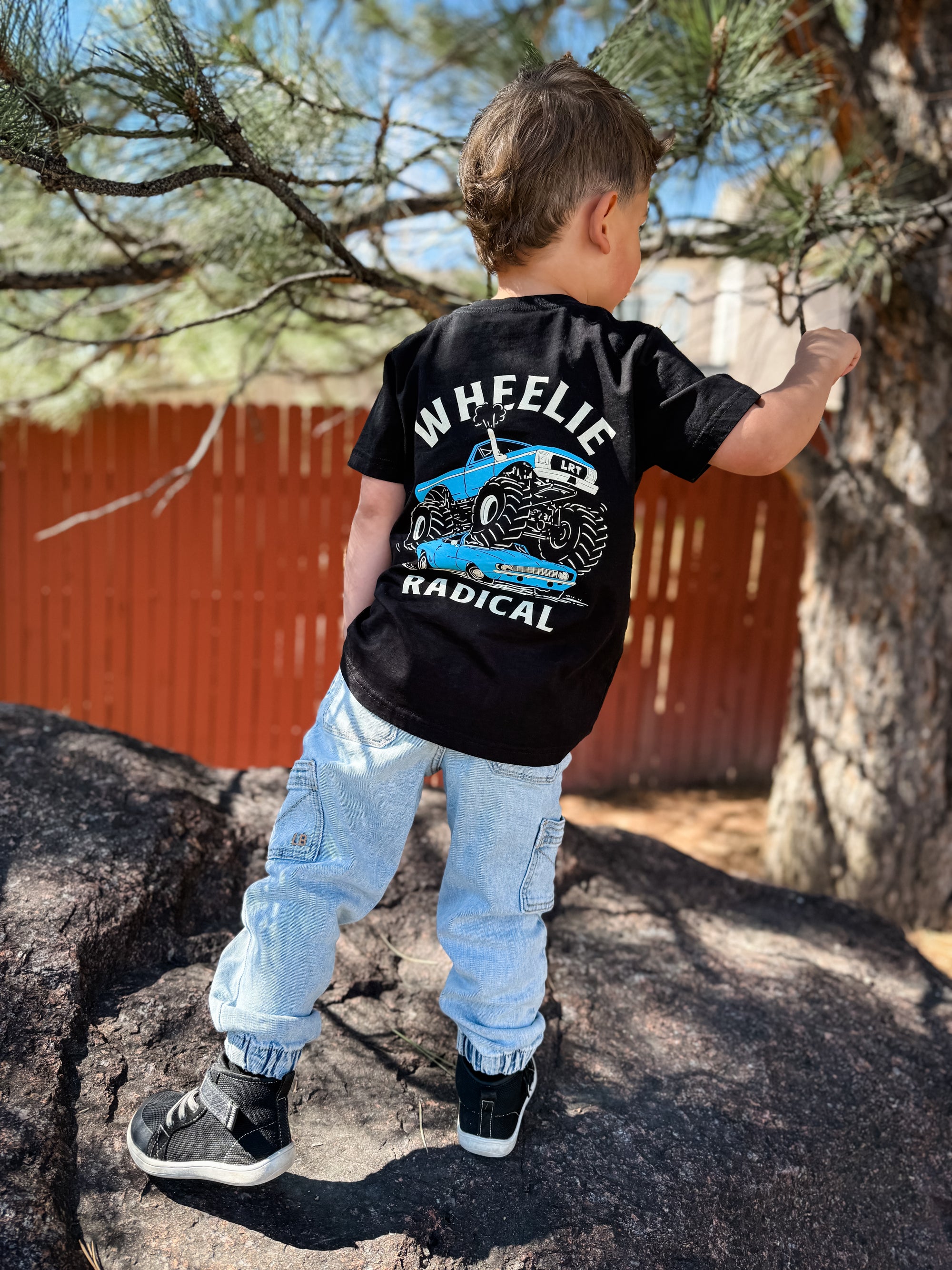 WHEELIE RADICAL TEE - BLUE EDITION