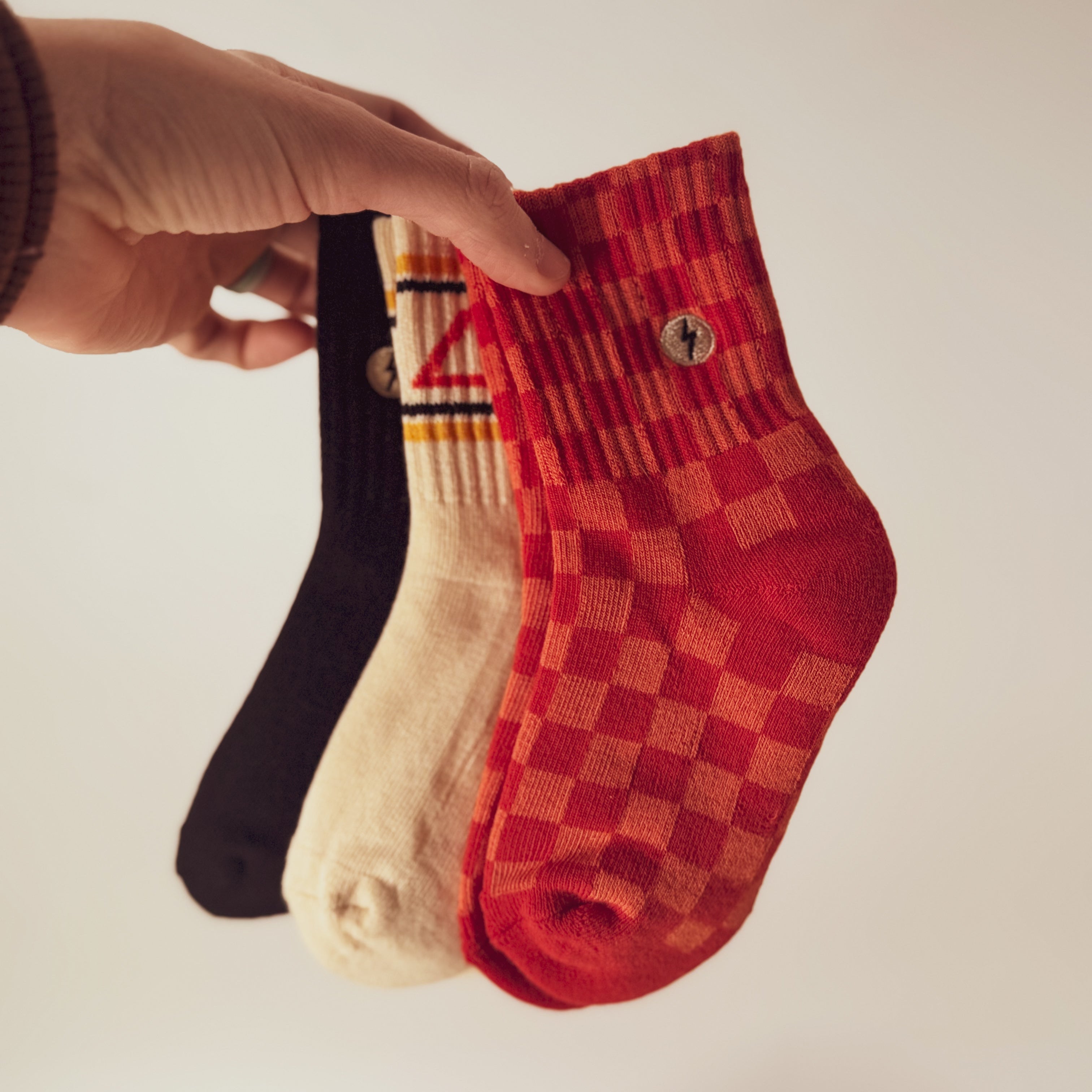 Little Rad Things Retrograde Socks. Modern apparel for rad kids. Trendy Clothing. 